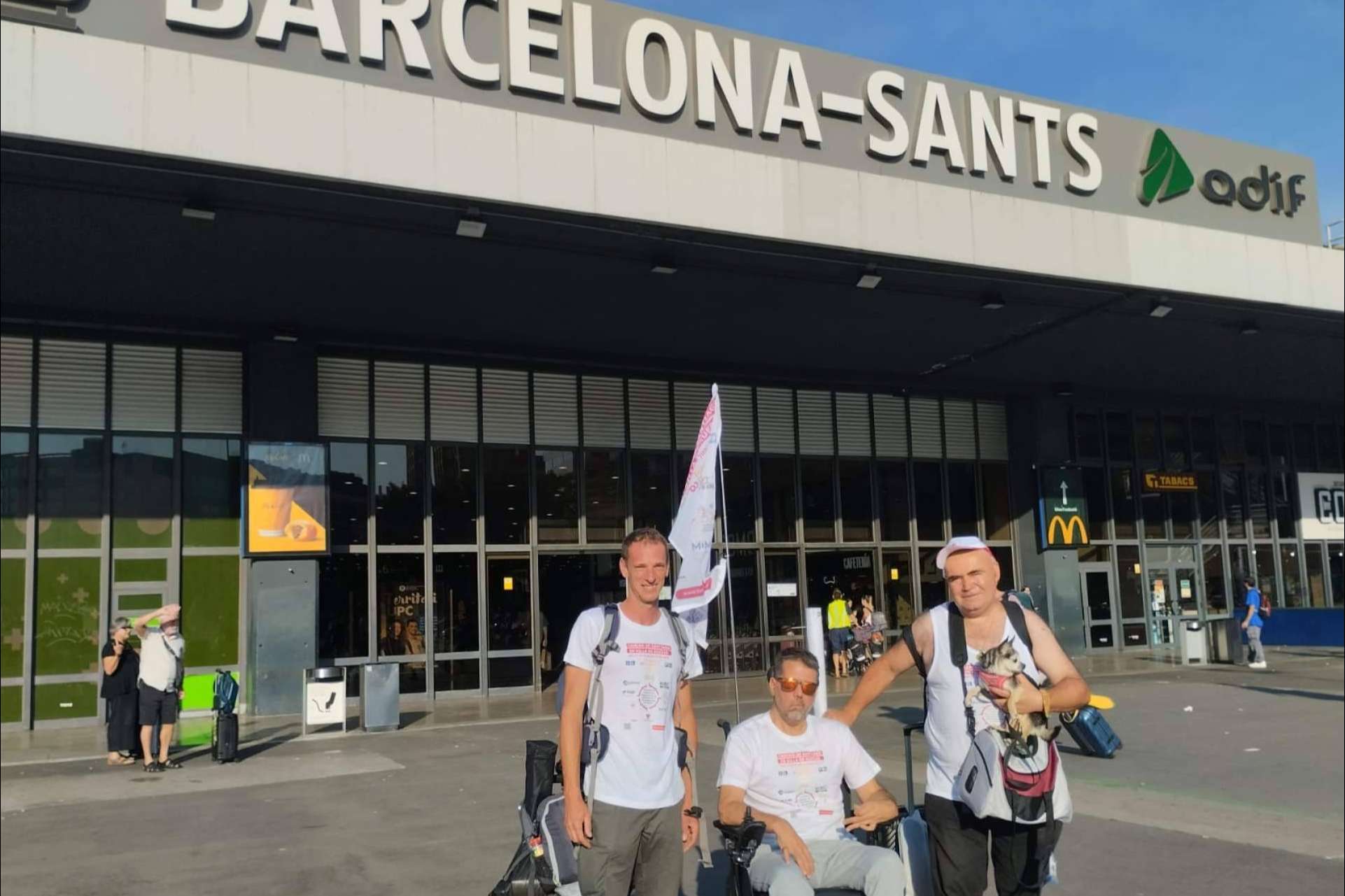 La Fundación Disgrup comienza el Camino de Santiago para reivindicar los derechos de las personas con discapacidad en España