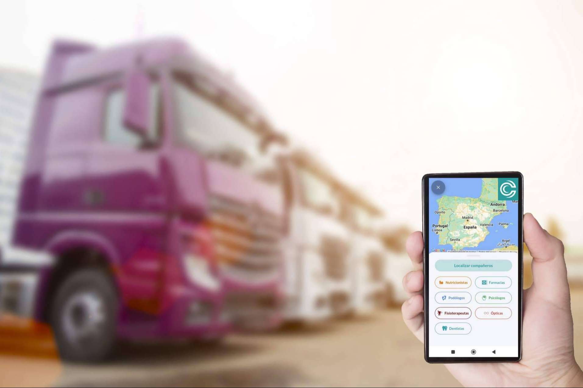 La app de bienestar diseñada para conductores profesionales