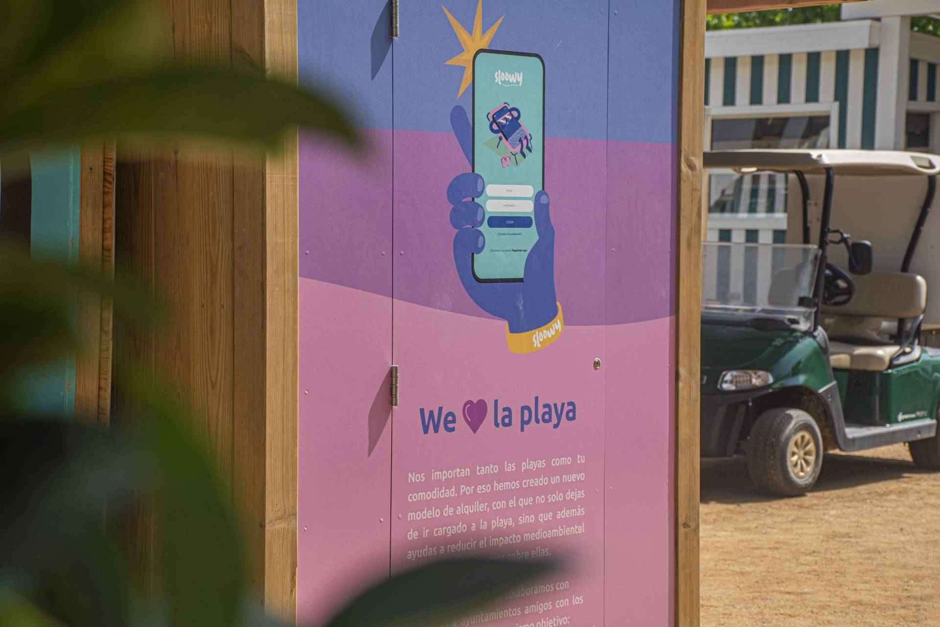 Una de las soluciones pioneras para los que aman disfrutar de sus vacaciones a orillas del mar y para todos los negocios de playa, Sloowy