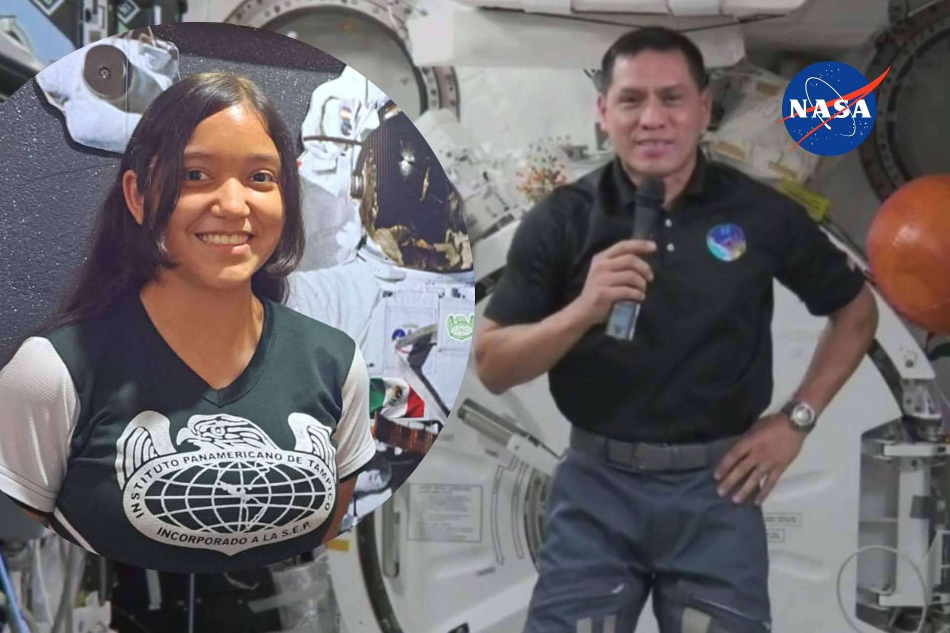Entrevistar al astronauta Frank Rubio desde la Estación Espacial Internacional, la experiencia de una alumna del Instituto Panamericano de Tampico