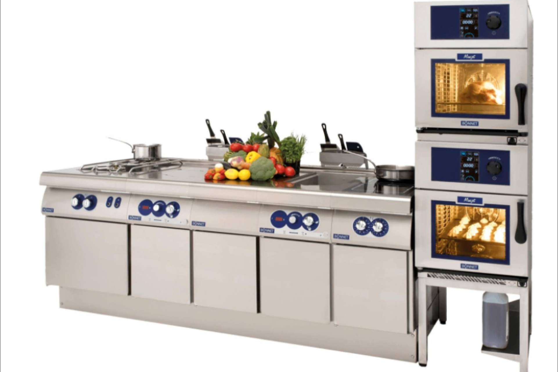 La cocina compacta profesional es una buena solución para pequeños espacios