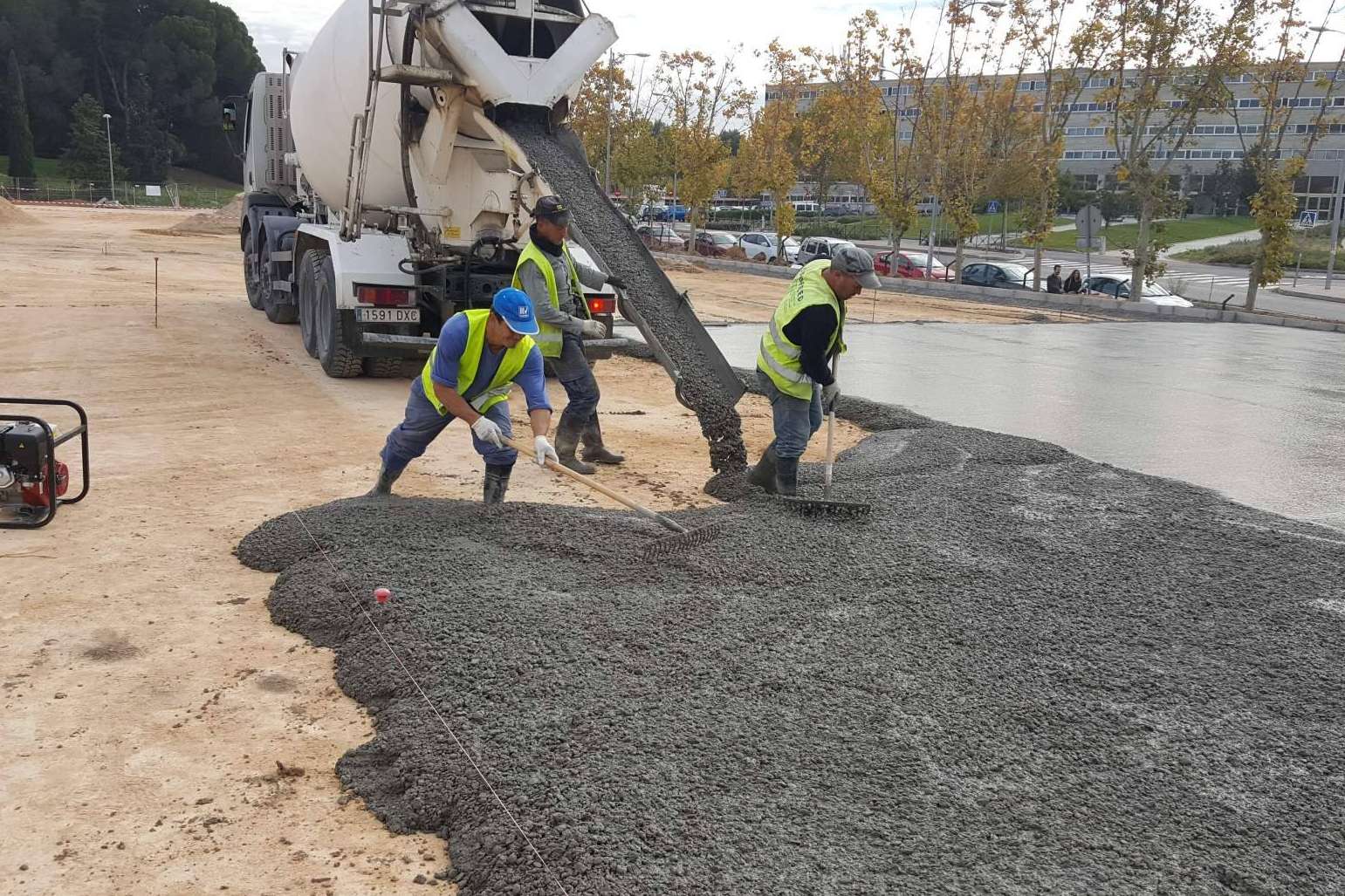 Sustitución de mallazos por fibras en importante obra de Fibratec