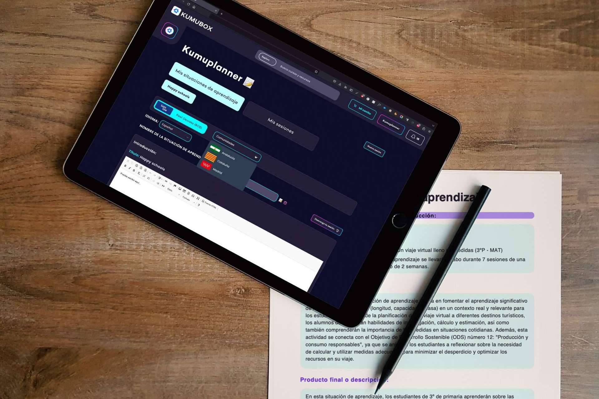 Kumubox y su software de generación automática de situaciones de aprendizaje