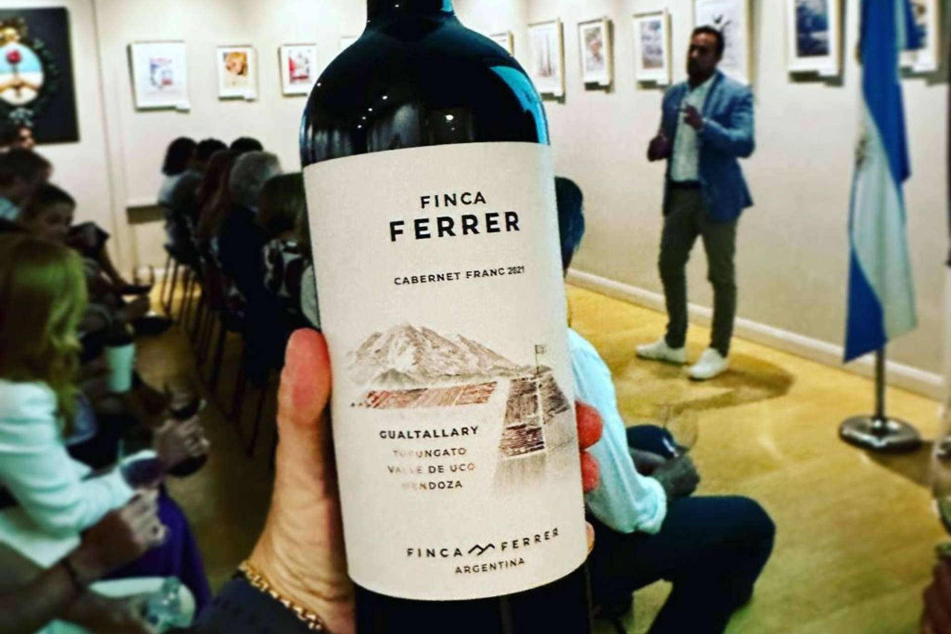 Presentación del nuevo Cabernet Franc de Finca Ferrer en el Consulado Argentino de Barcelona