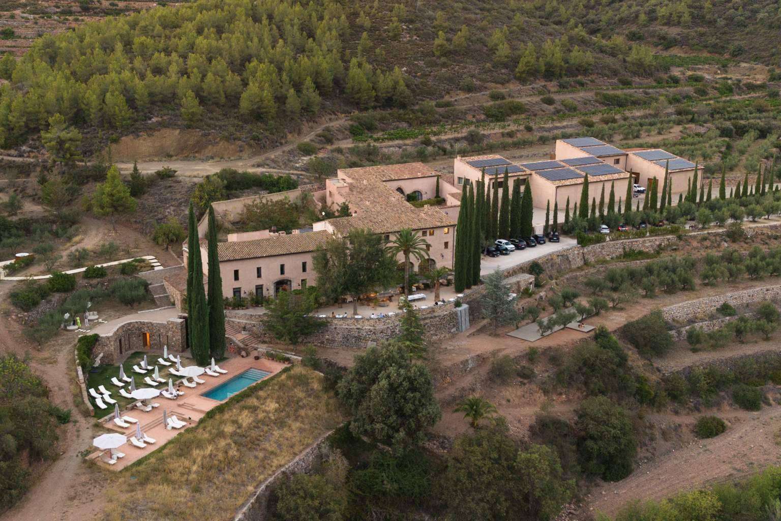 Hospedarse en hoteles románticos de Calaluña, como el Hotel Terra Dominicata