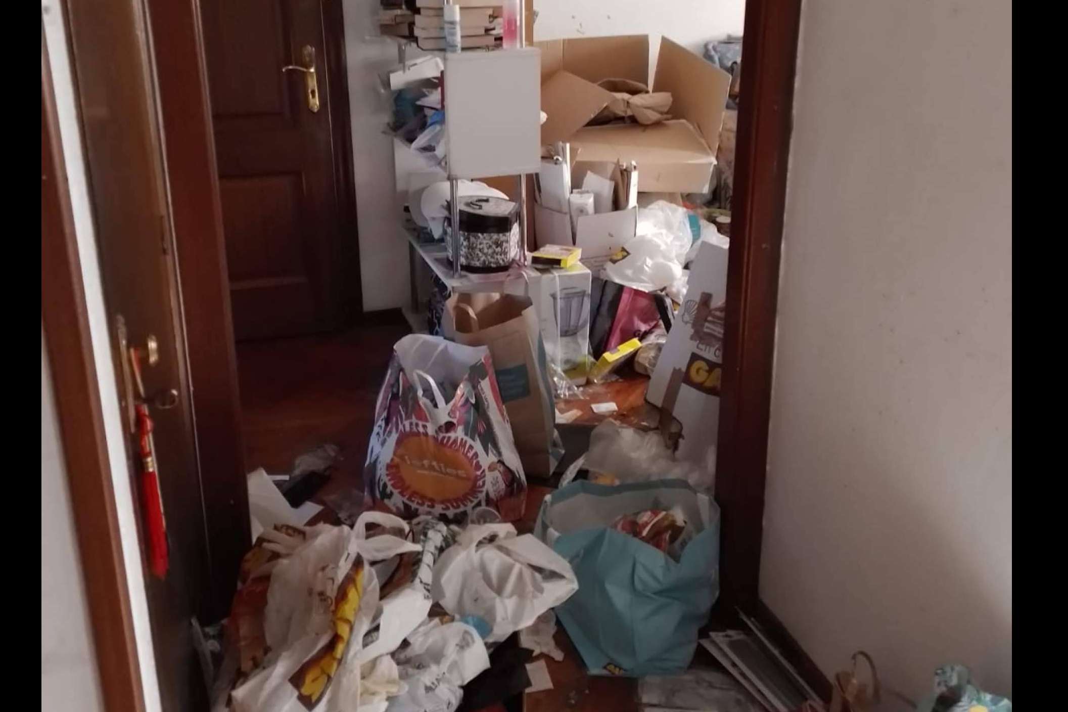 Cero miedo ante cientos de kilos de basura;  el día a día de los limpiadores extremos