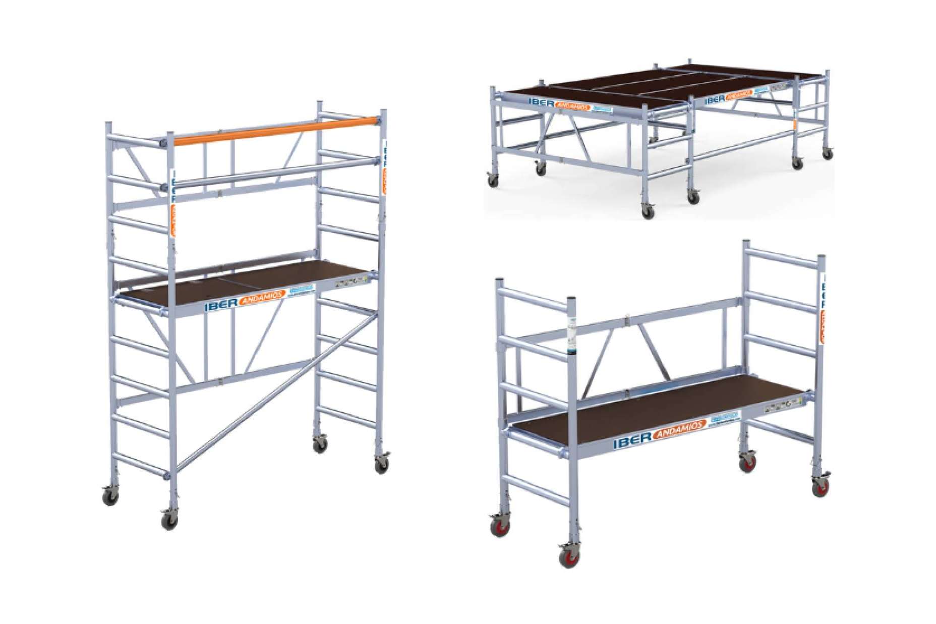 Andamios plegables de aluminio, de la mano de IBERANDAMIOS y su venta online