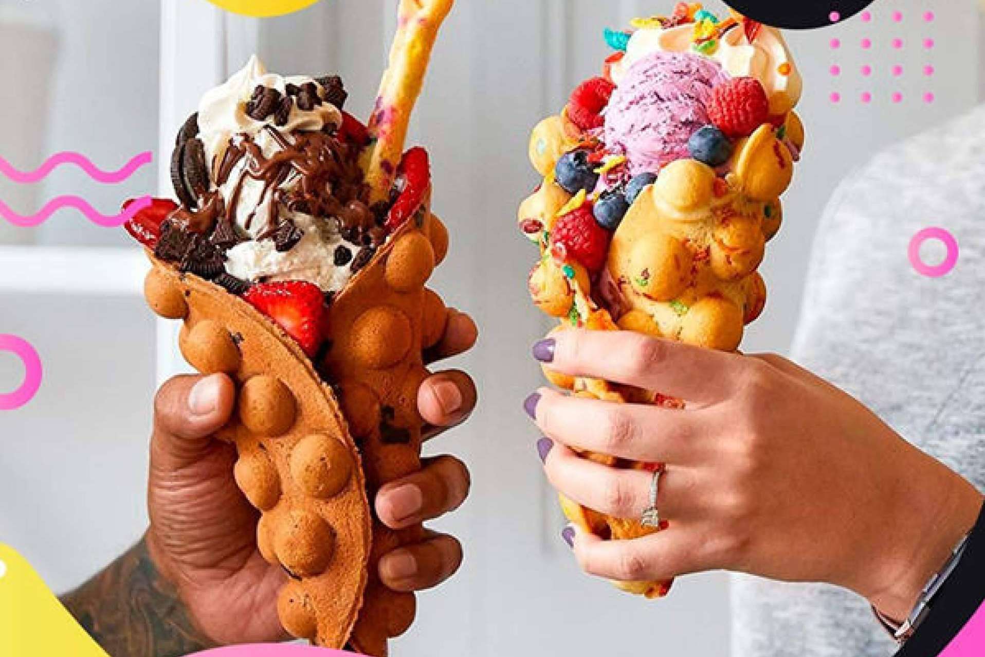 El gofre con burbujas, un plato original que dejará a todos boquiabiertos