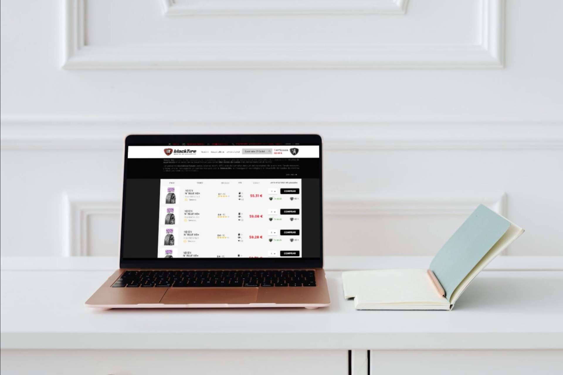 Neumáticos online para vehículos de todo tipo, en BlackTire
