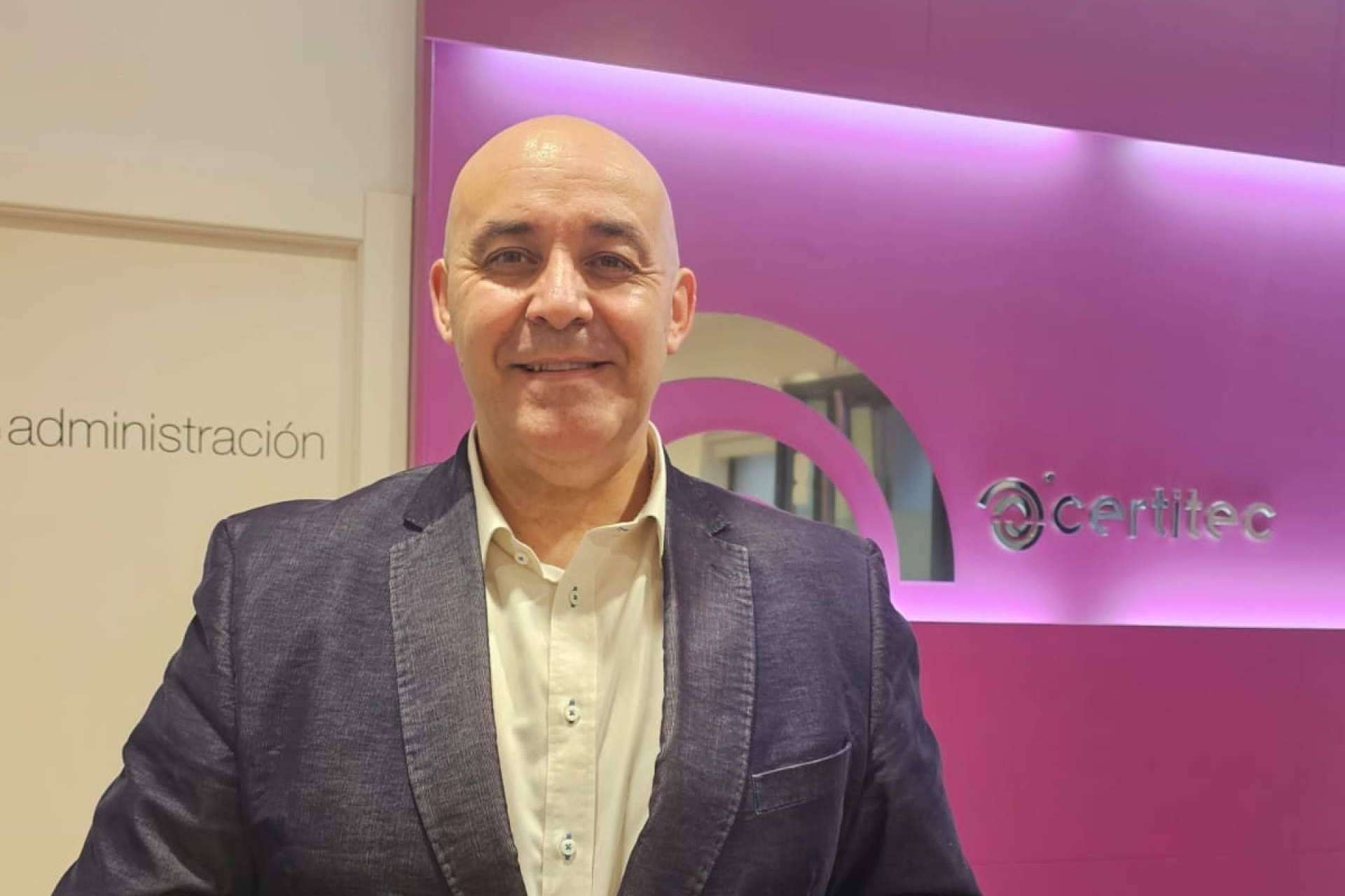 El CEO de Certitec, Agustín Martínez Santos, destaca la labor de su empresa en el desarrollo empresarial