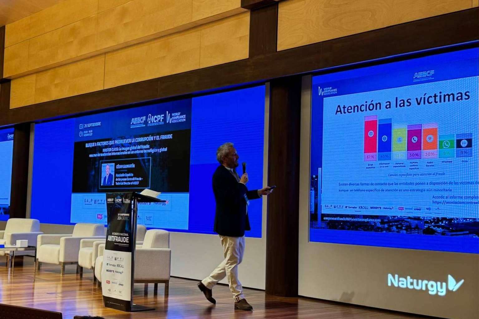 La AEECF presenta su Informe anual de Fraude a Empresas 2024 en el Congreso Nacional Antifraude