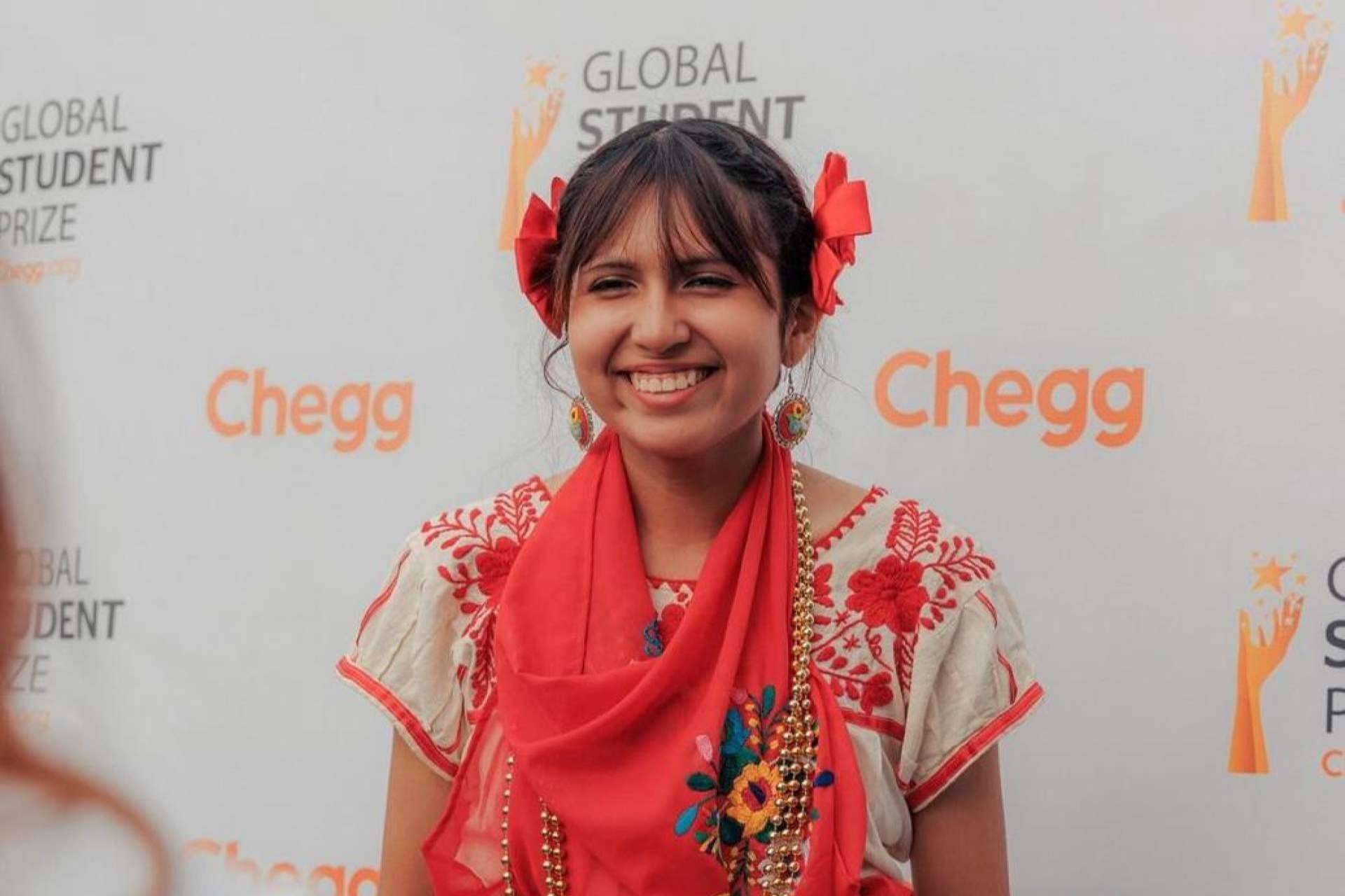Triunfo histórico; Ángela Olazarán, primera latina en ganar el Global Student Prize 2024