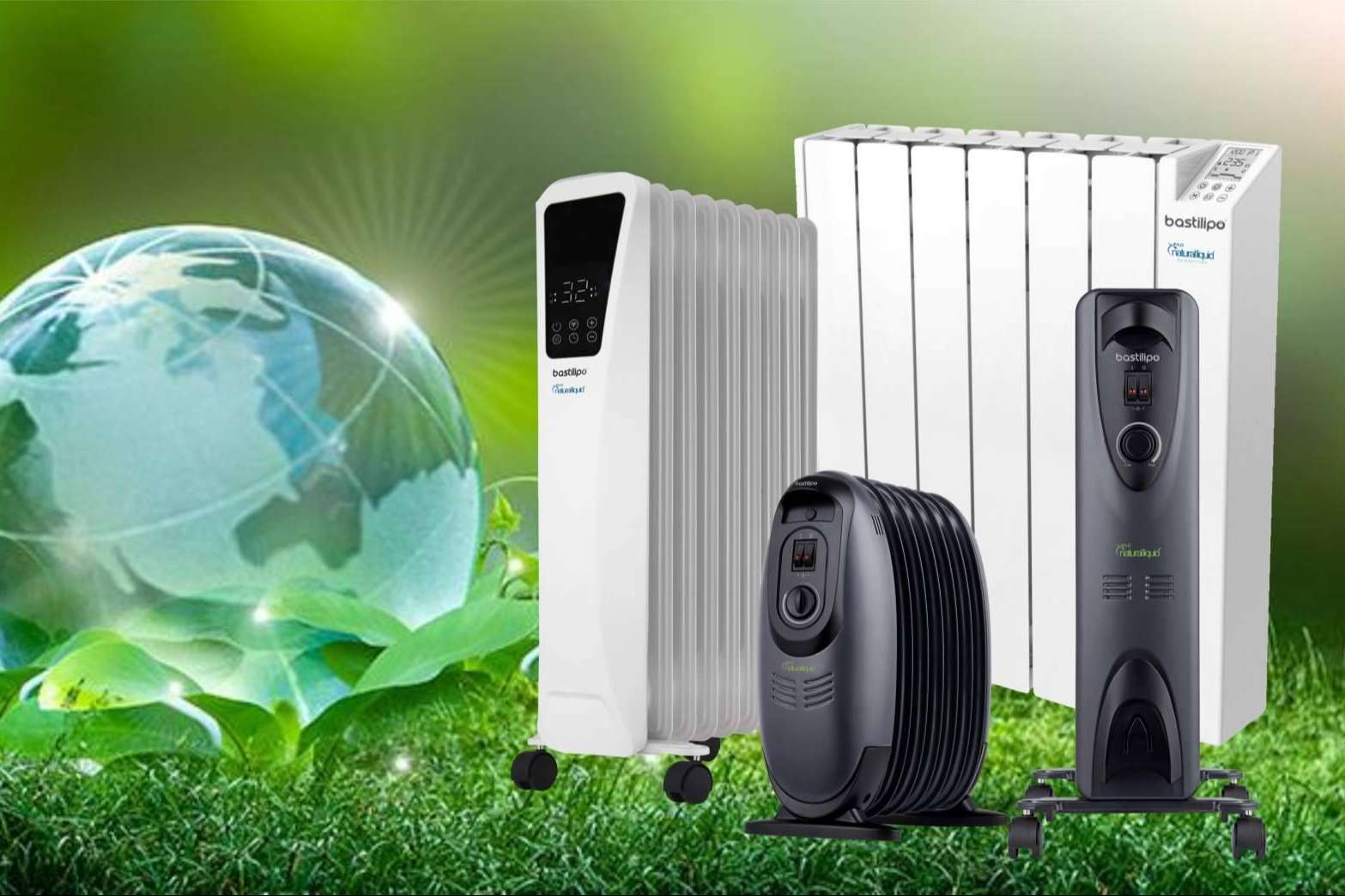 Características y ventajas de los radiadores eléctricos de bajo consumo con fluido sostenible de Bastilipo