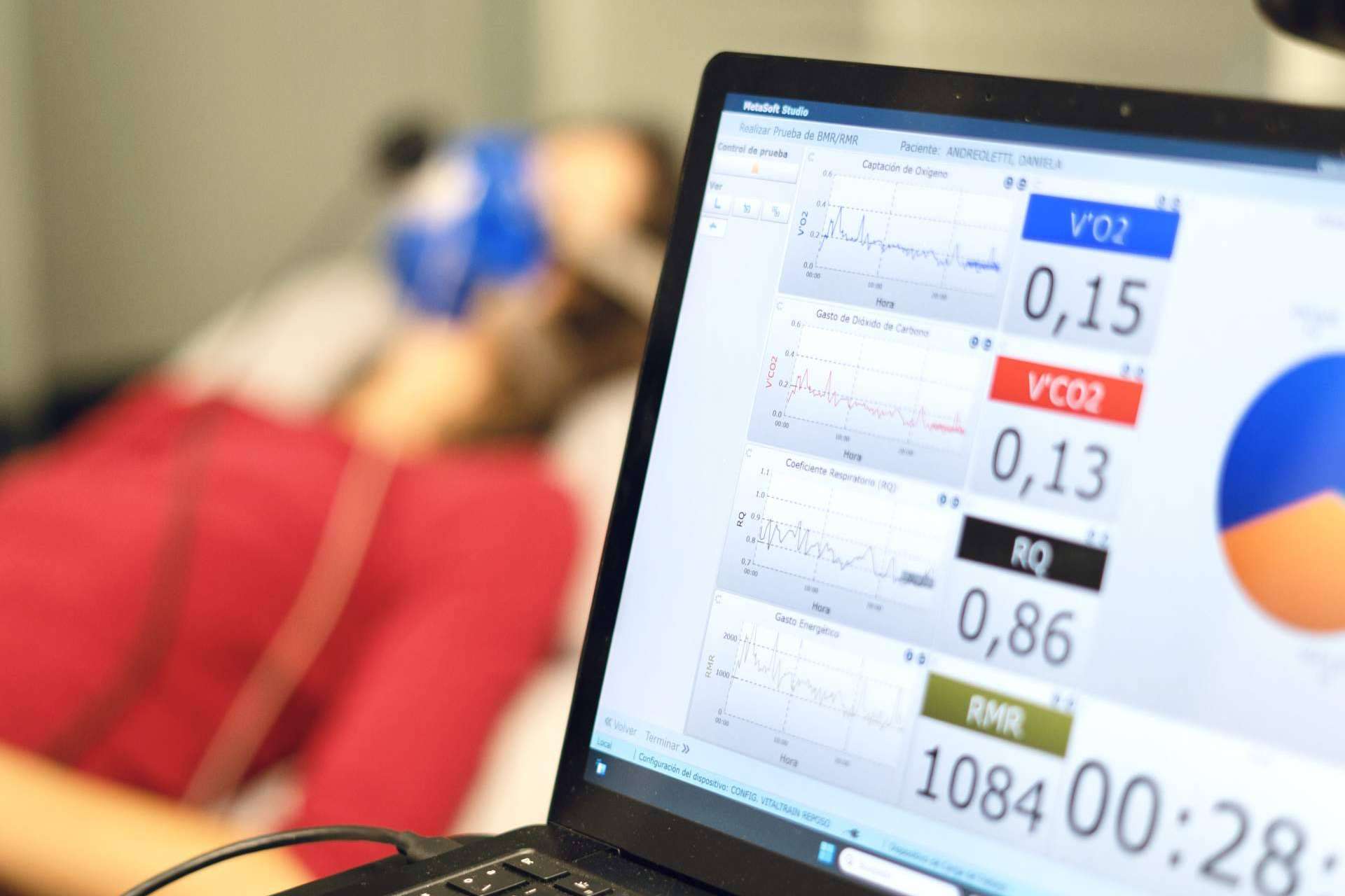 Tecnología avanzada para maximizar el rendimiento, la calorimetría indirecta en Vitaltrain