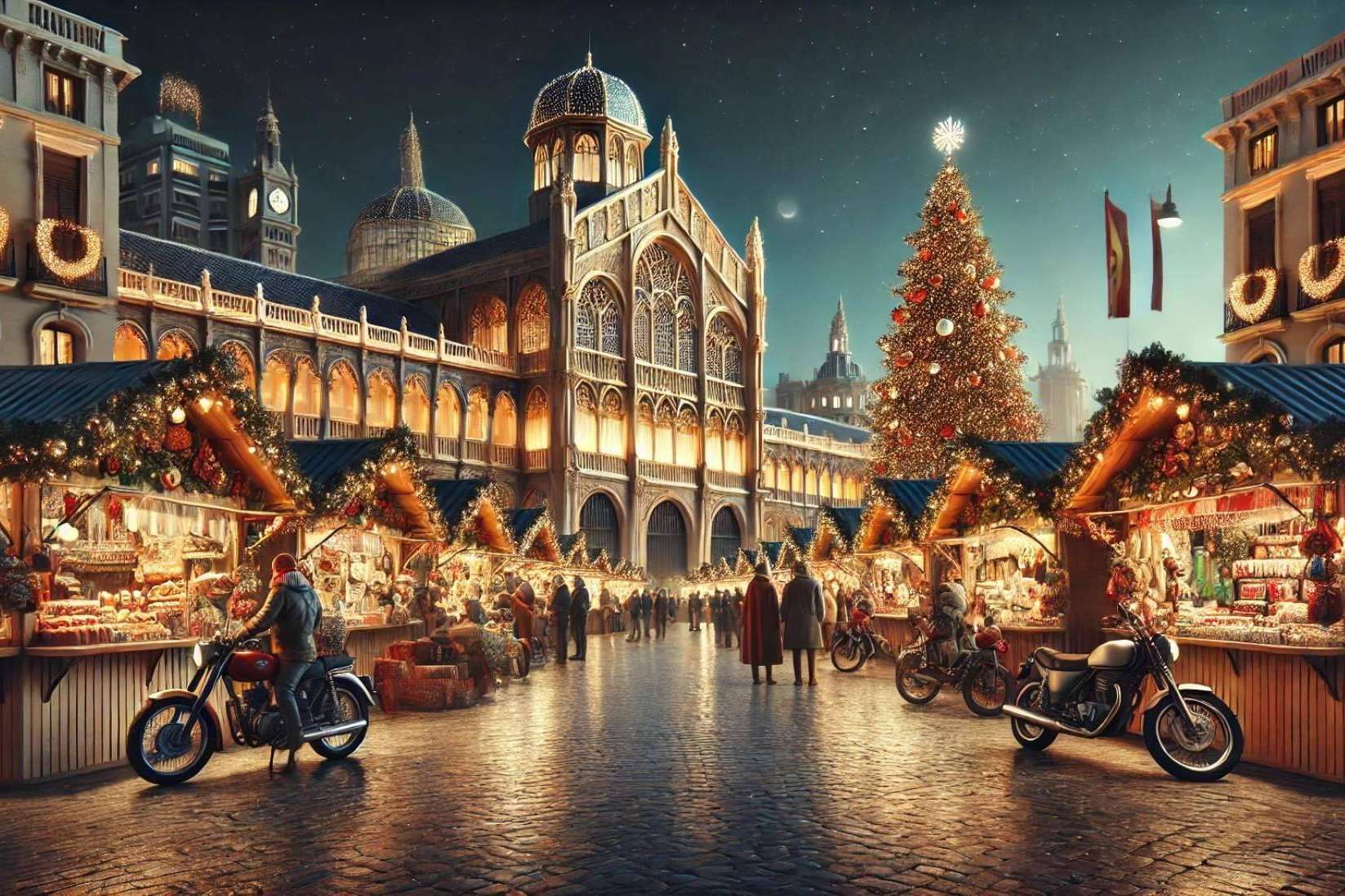 Algunos de los mercados de Navidad más espectaculares de España para recorrer en moto