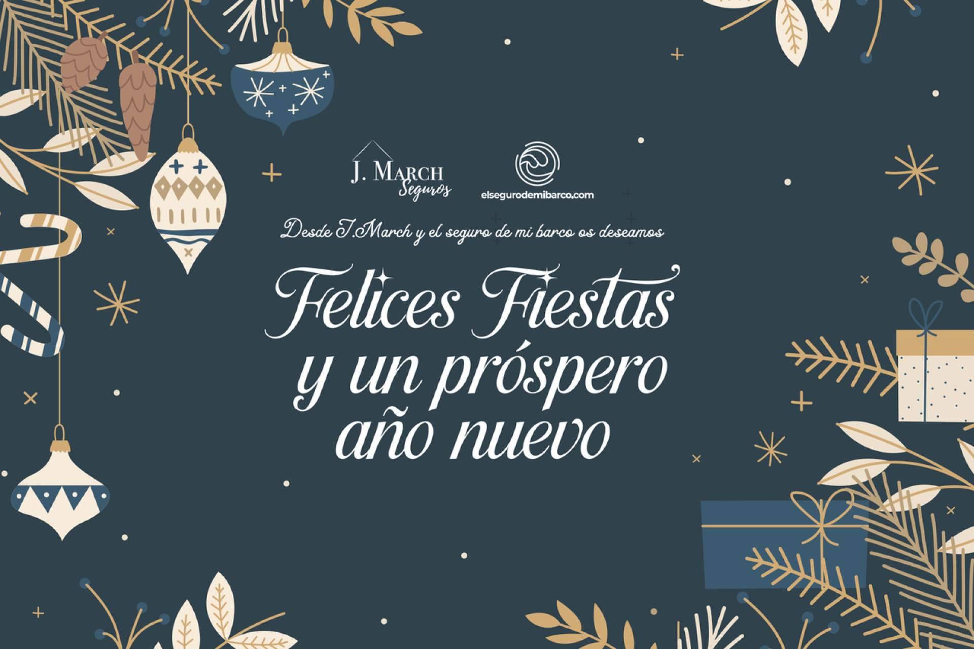 Con los mejores deseos para 2025, el saludo navideño de J. March Seguros y Elsegurodemibarco.com