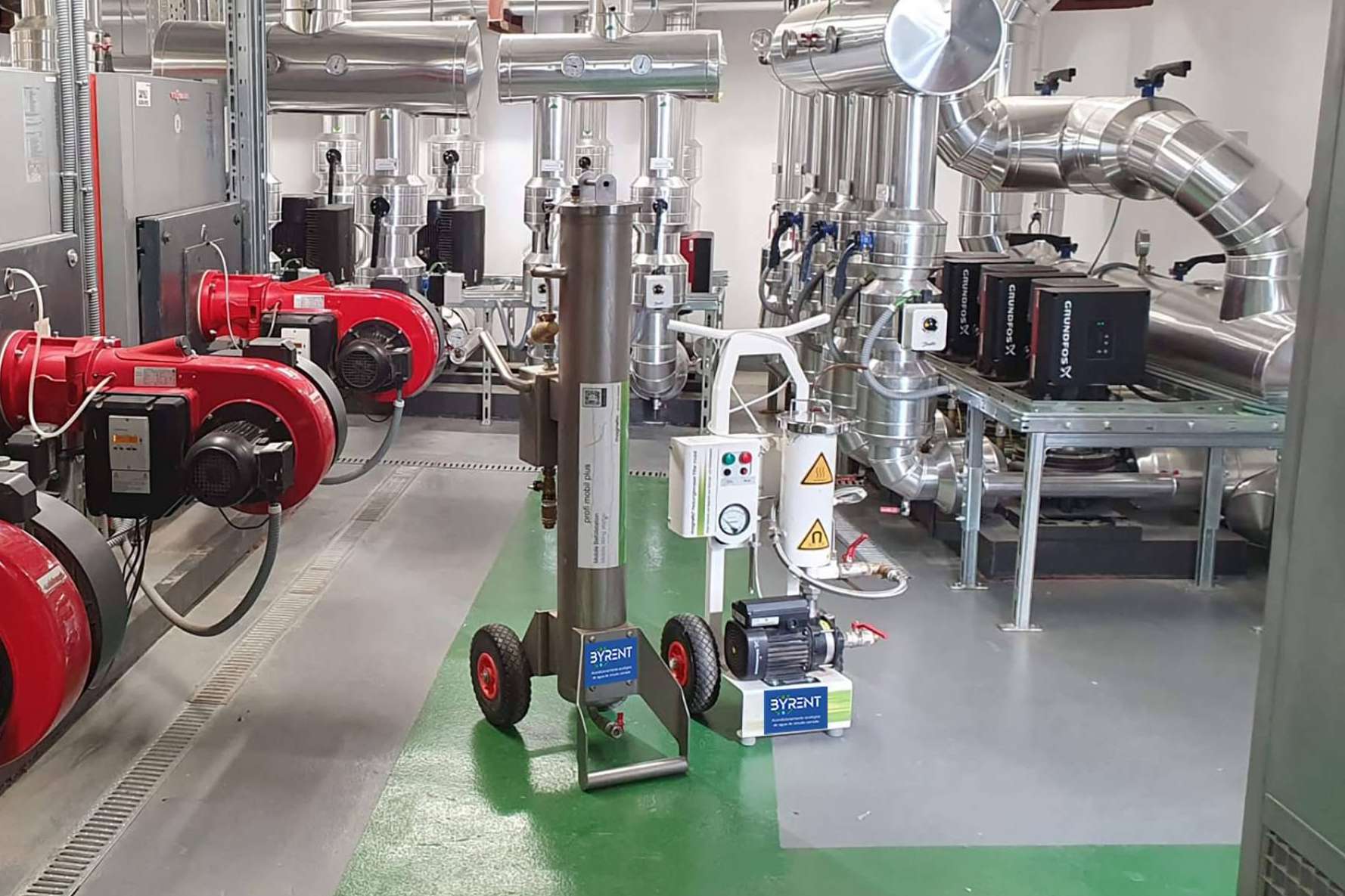 Acondicionamiento del agua de circuitos cerrados de calefacción y refrigeración