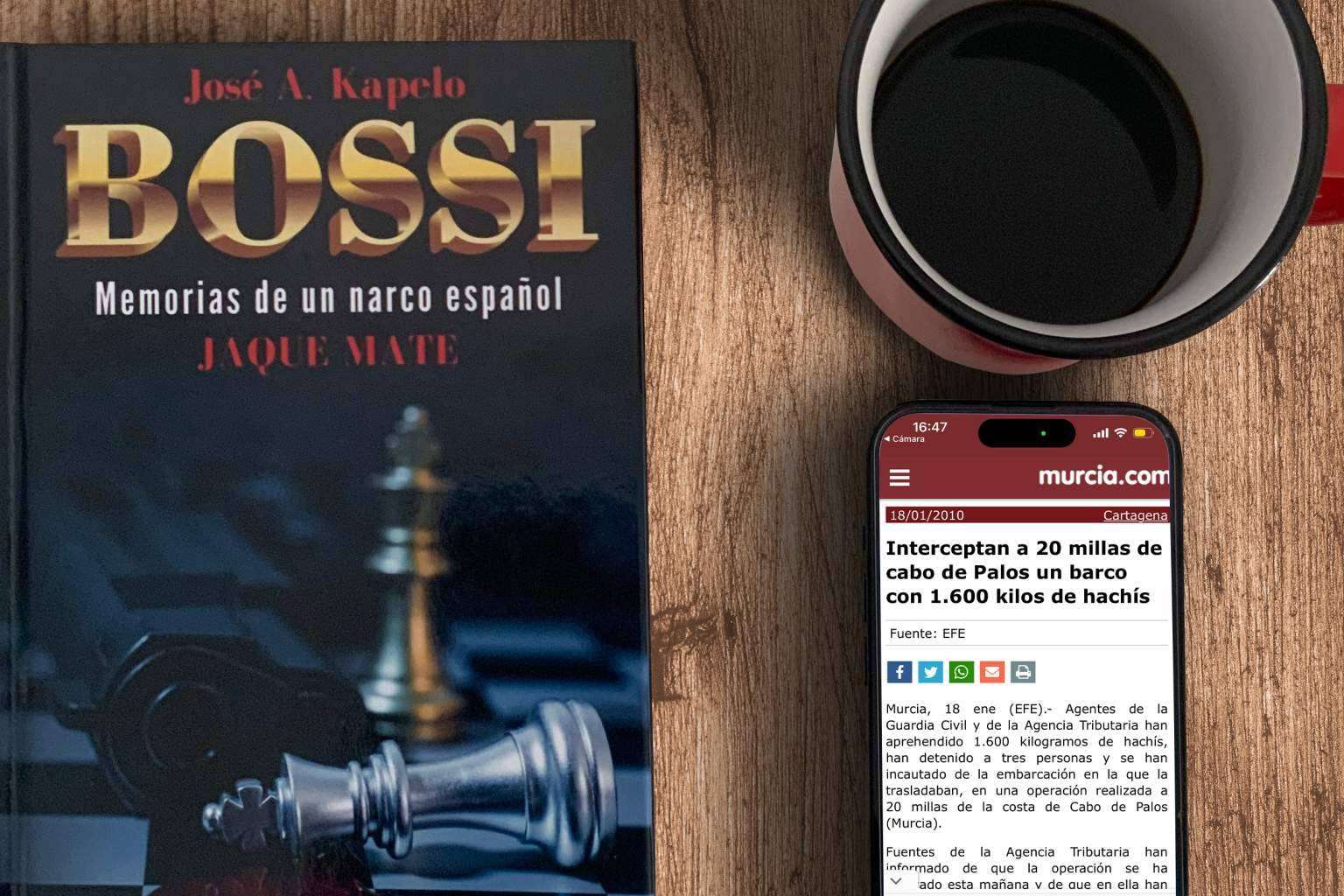Bossi. Jaque Mate, el último libro de una trilogía que combina crimen y realidad