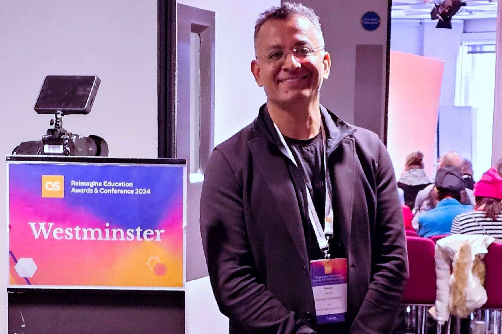 Hermel Balcázar impulsa la educación como motor de cambio en los QS Reimagine Education Awards