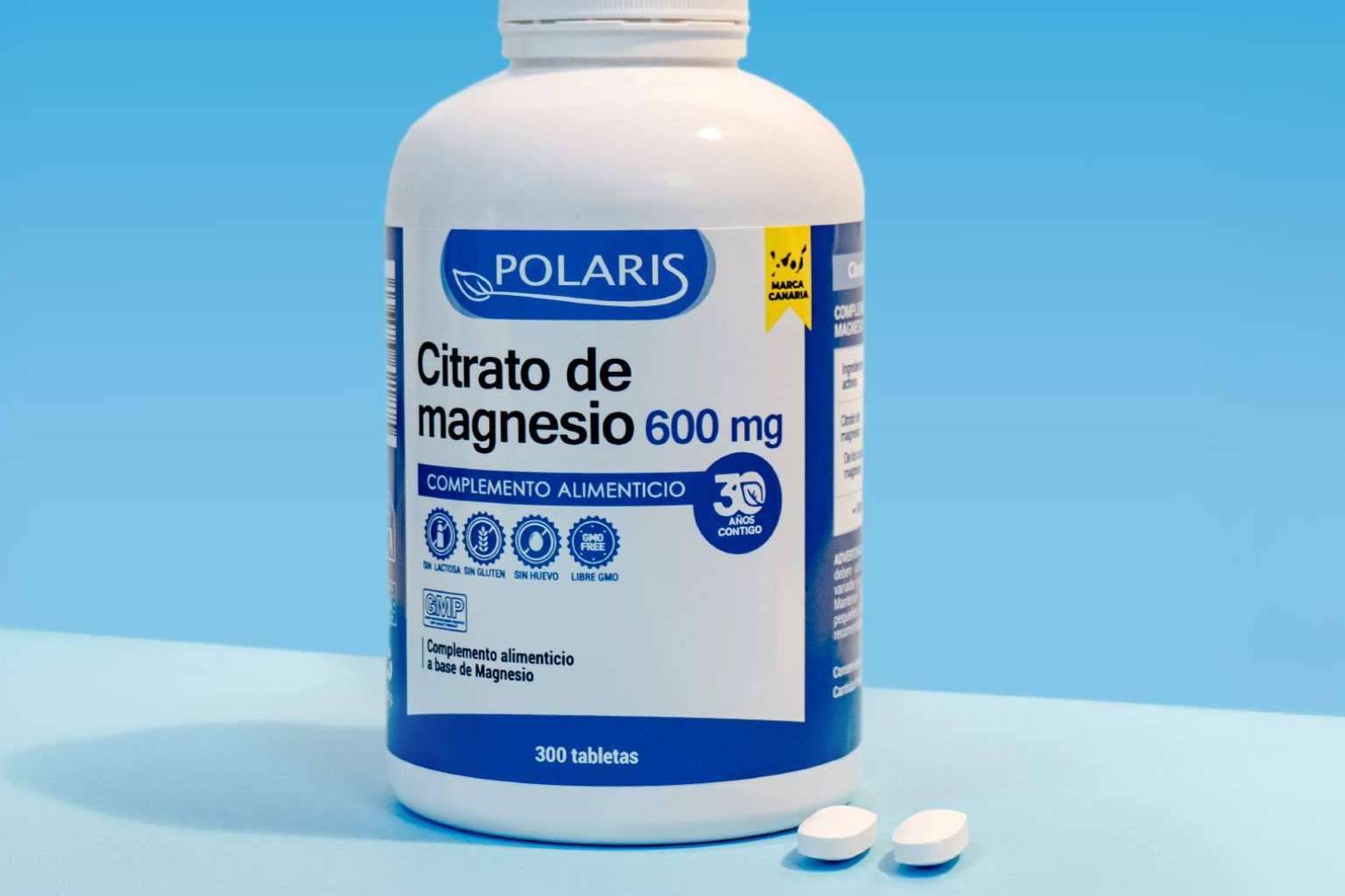 Polaris Fórmula presenta su Citrato de Magnesio en formato de 300 comprimidos