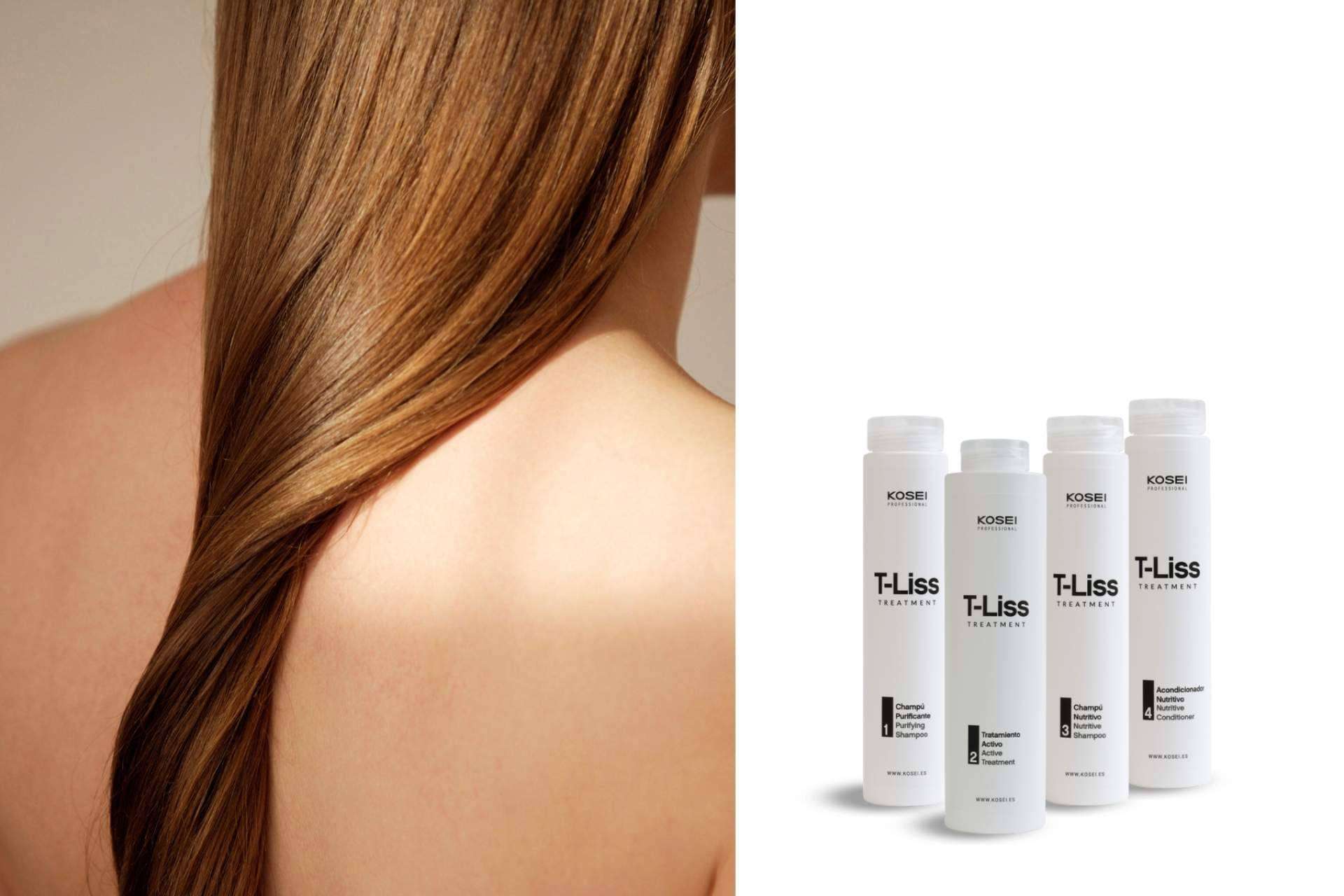 Las ventajas del alisado con keratina y profesional con T-Liss, la solución de KOSEI para un cabello perfecto