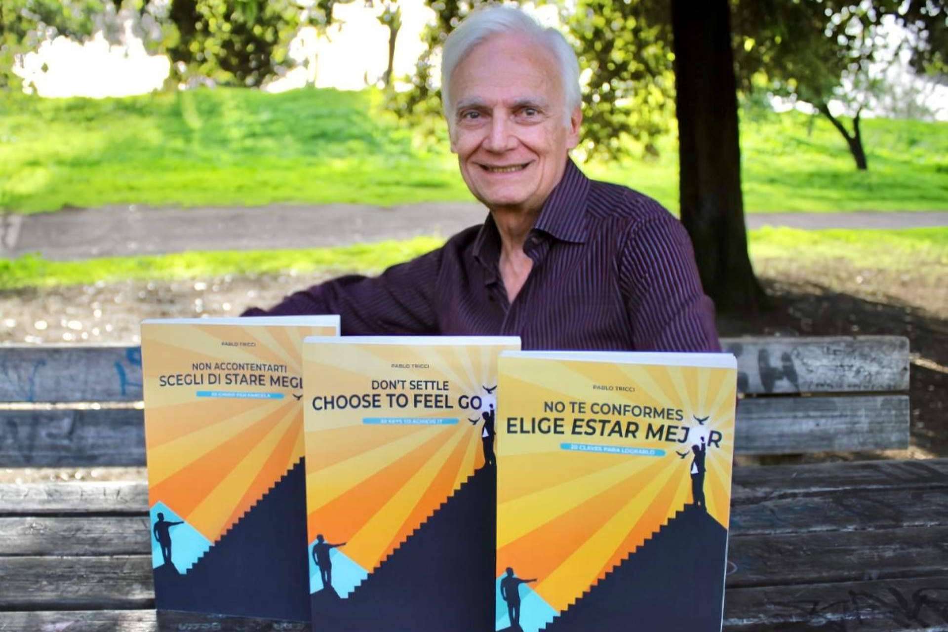 Pablo Tricci presenta 'No te conformes, elige estar mejor', una guía con 20 claves para el bienestar