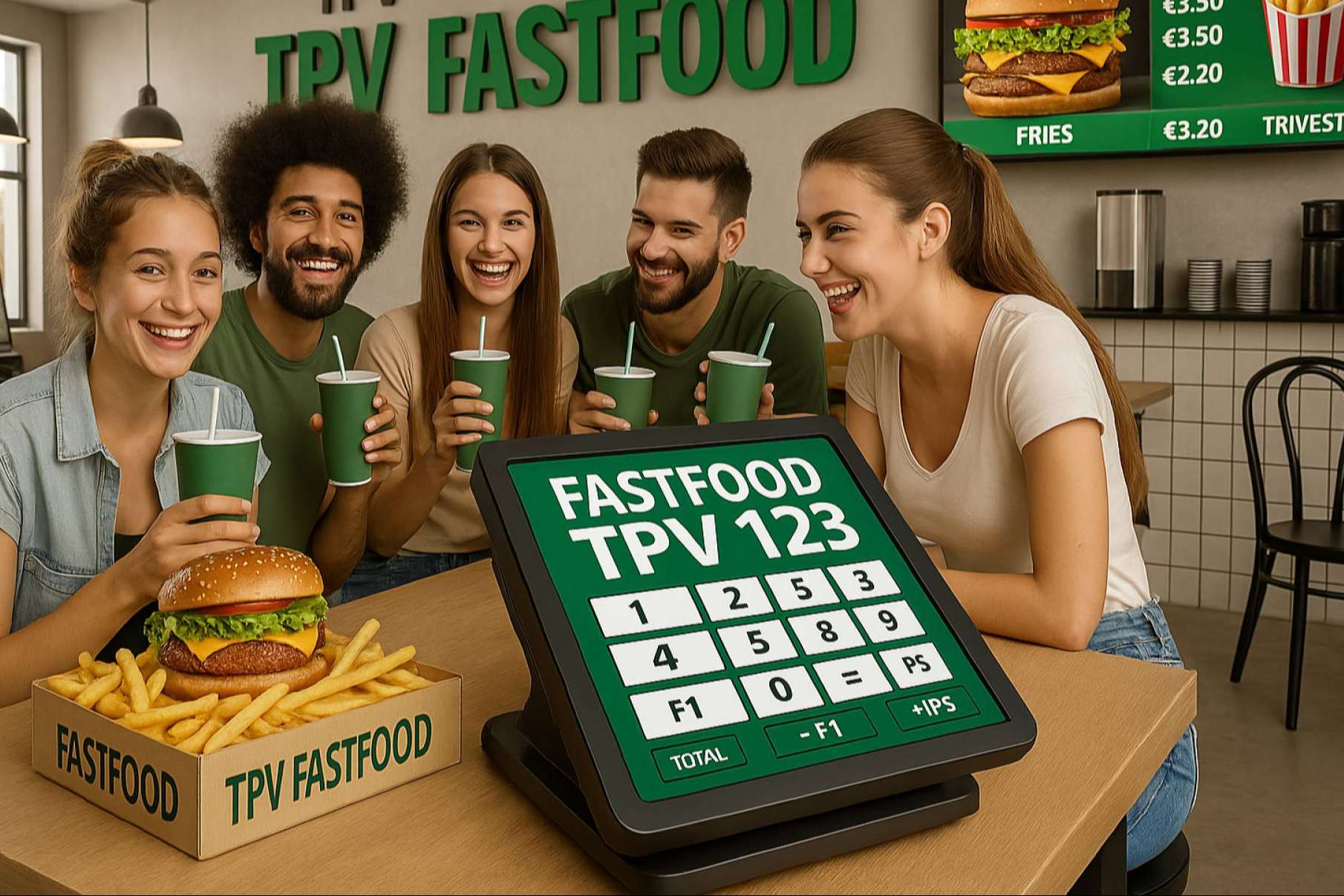 Un software eficaz para el ritmo de la comida rápida; así funciona TPV 123 FastFood