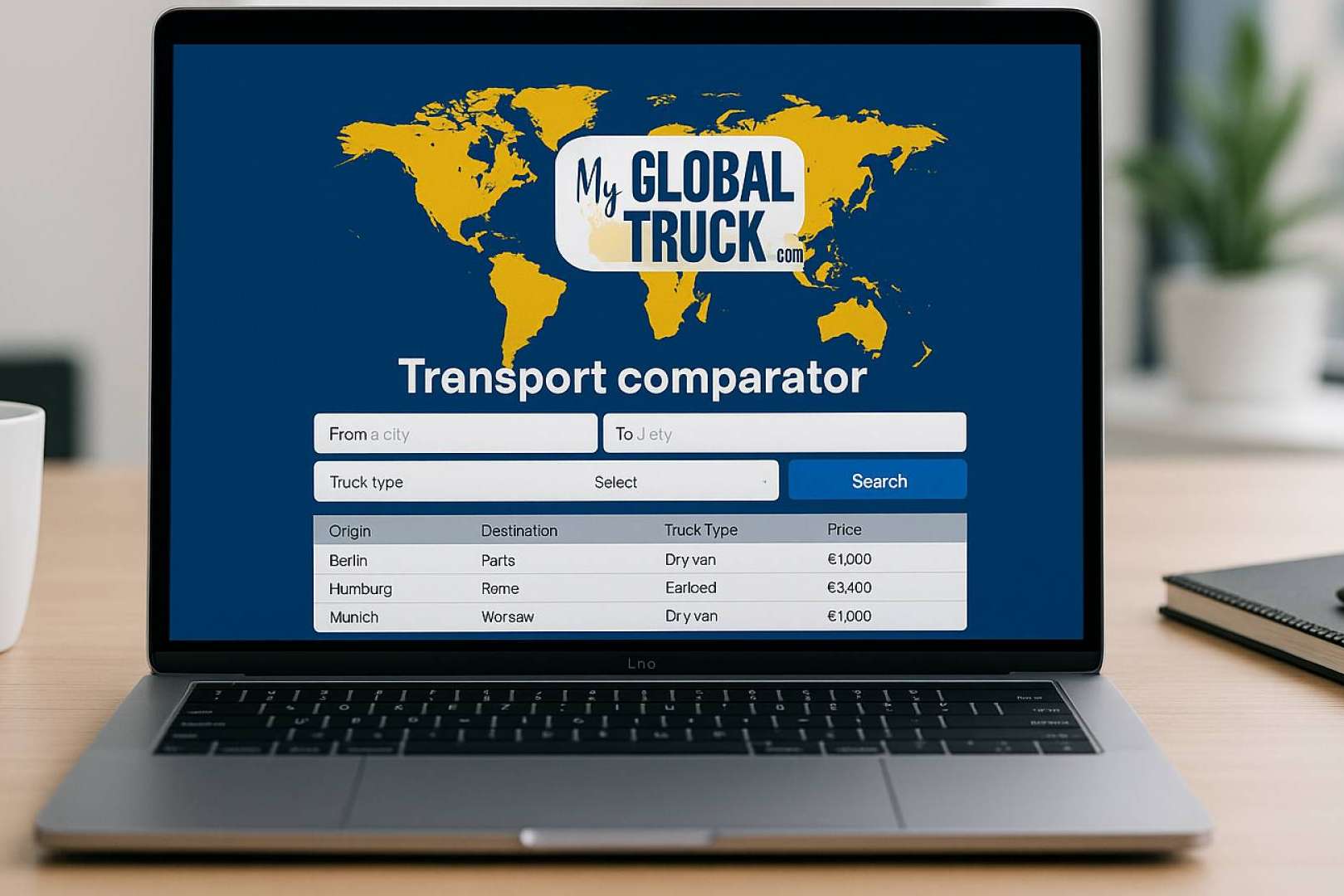 Enviar palets en el entorno digital, la apuesta de Myglobaltruck.com por la logística conectada