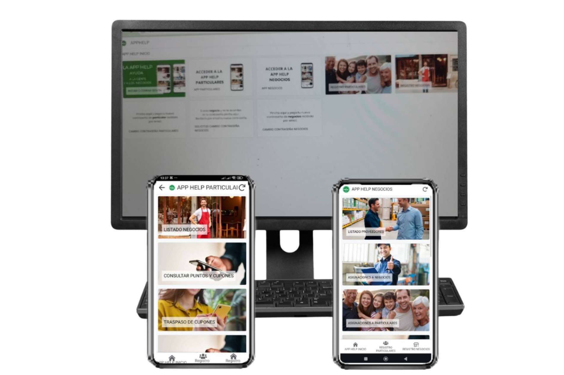 Negocios, autónomos, empresas y particulares se benefician de la promoción de APP HELP en redes sociales