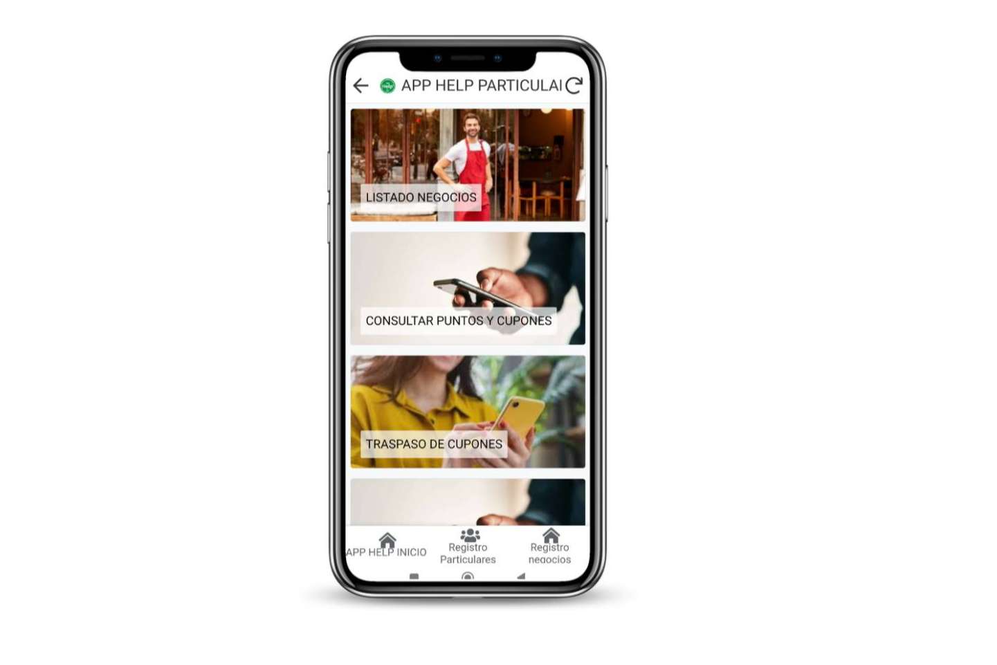 APP HELP ayuda a ahorrar a la gente y a los negocios con un sistema de cupones canjeables por compra