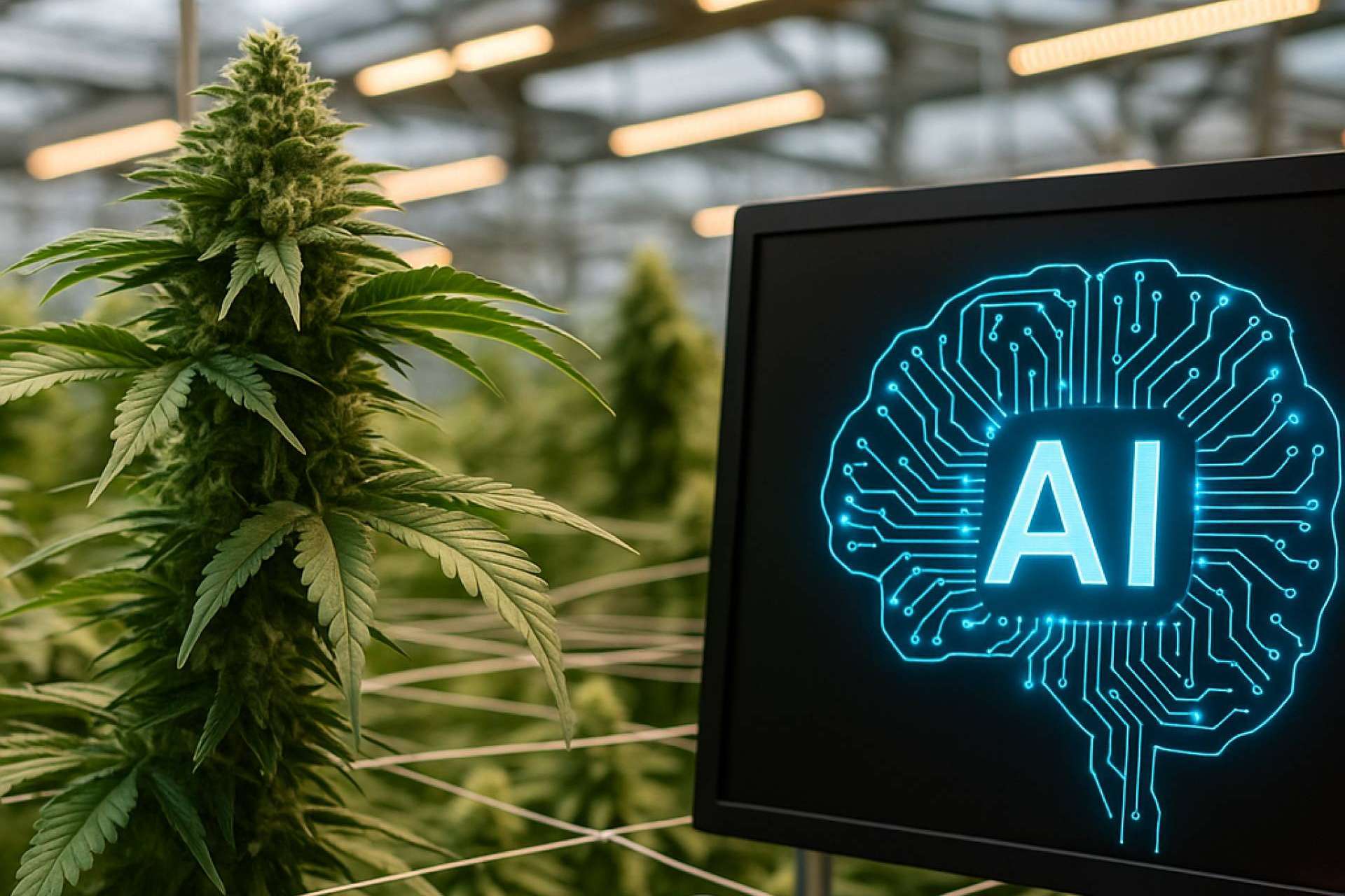 Cannabis e inteligencia artificial; la revolución del cultivo inteligente en 2025
