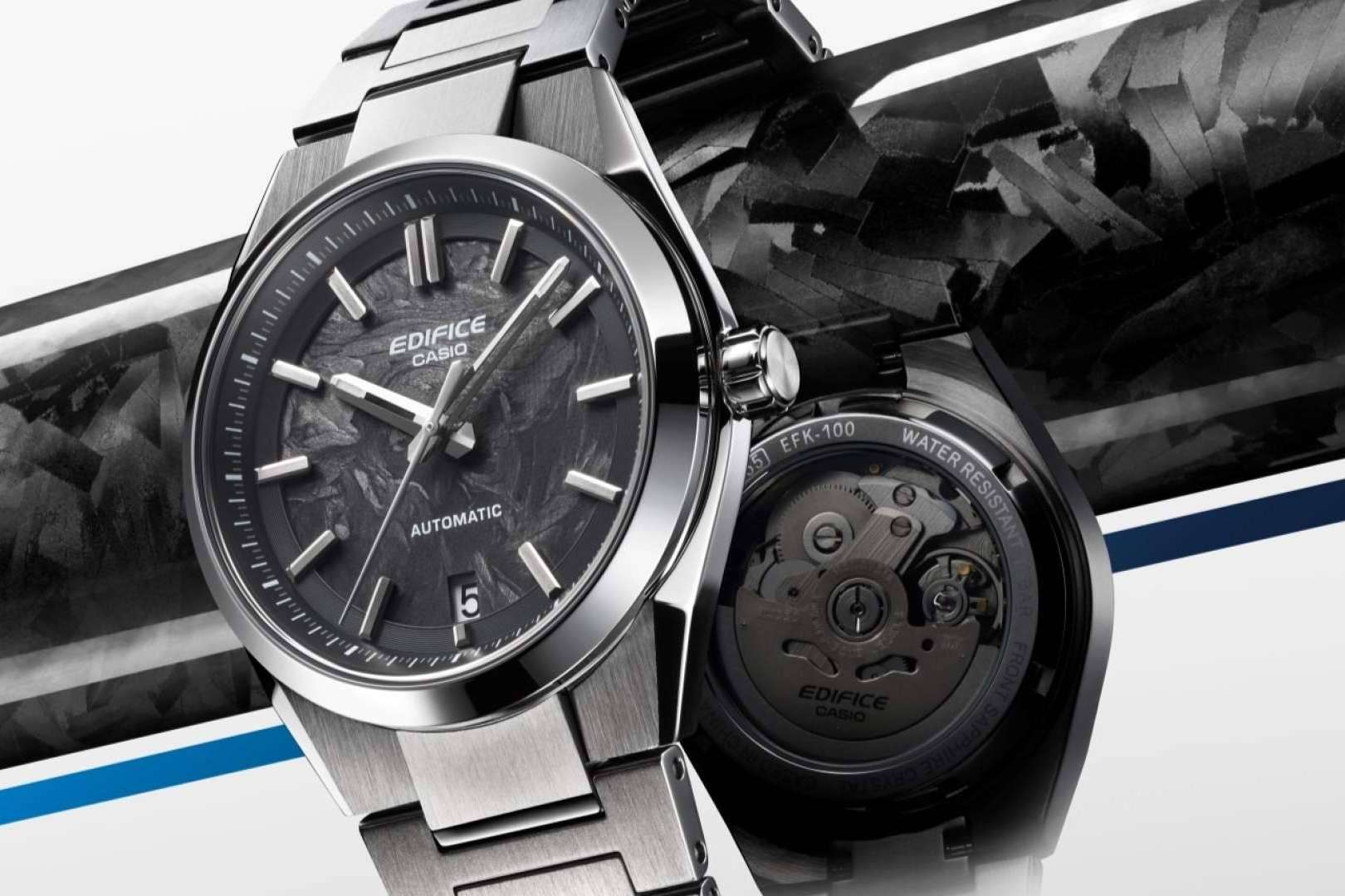 Innovación y tradición, Casio debuta en la relojería mecánica con un EDIFICE de carbono forjado