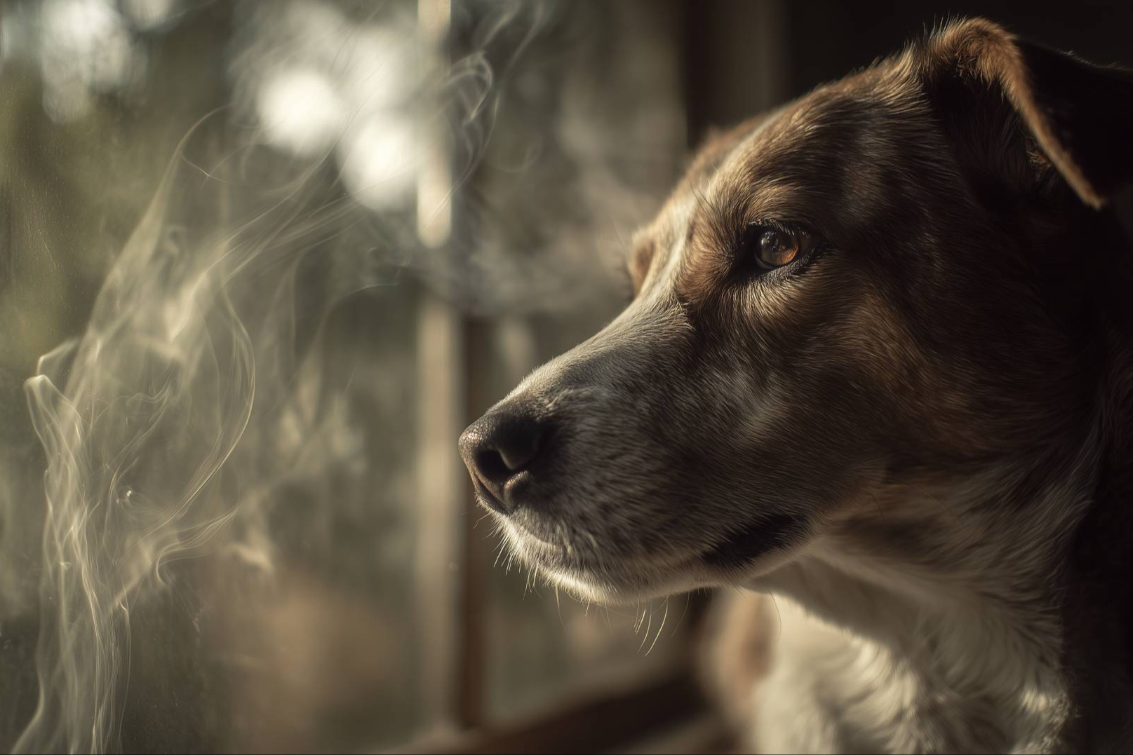 Investigación científica advierte; el humo ambiental del tabaco afecta la salud emocional de los perros