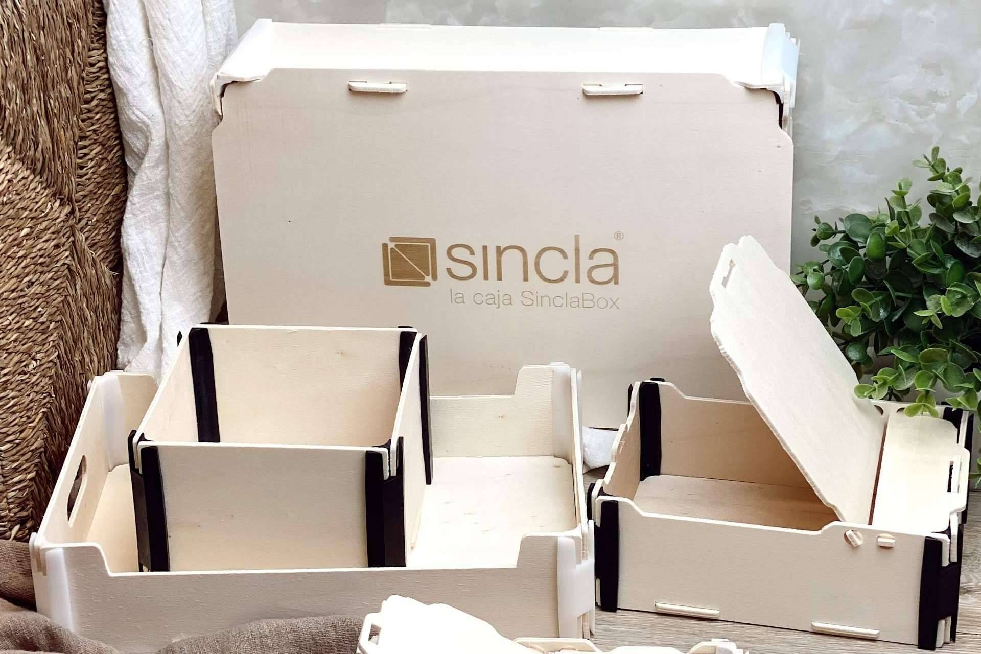 Sincla rediseña el embalaje con cajas de madera premium, desmontables y con certificado sostenible
