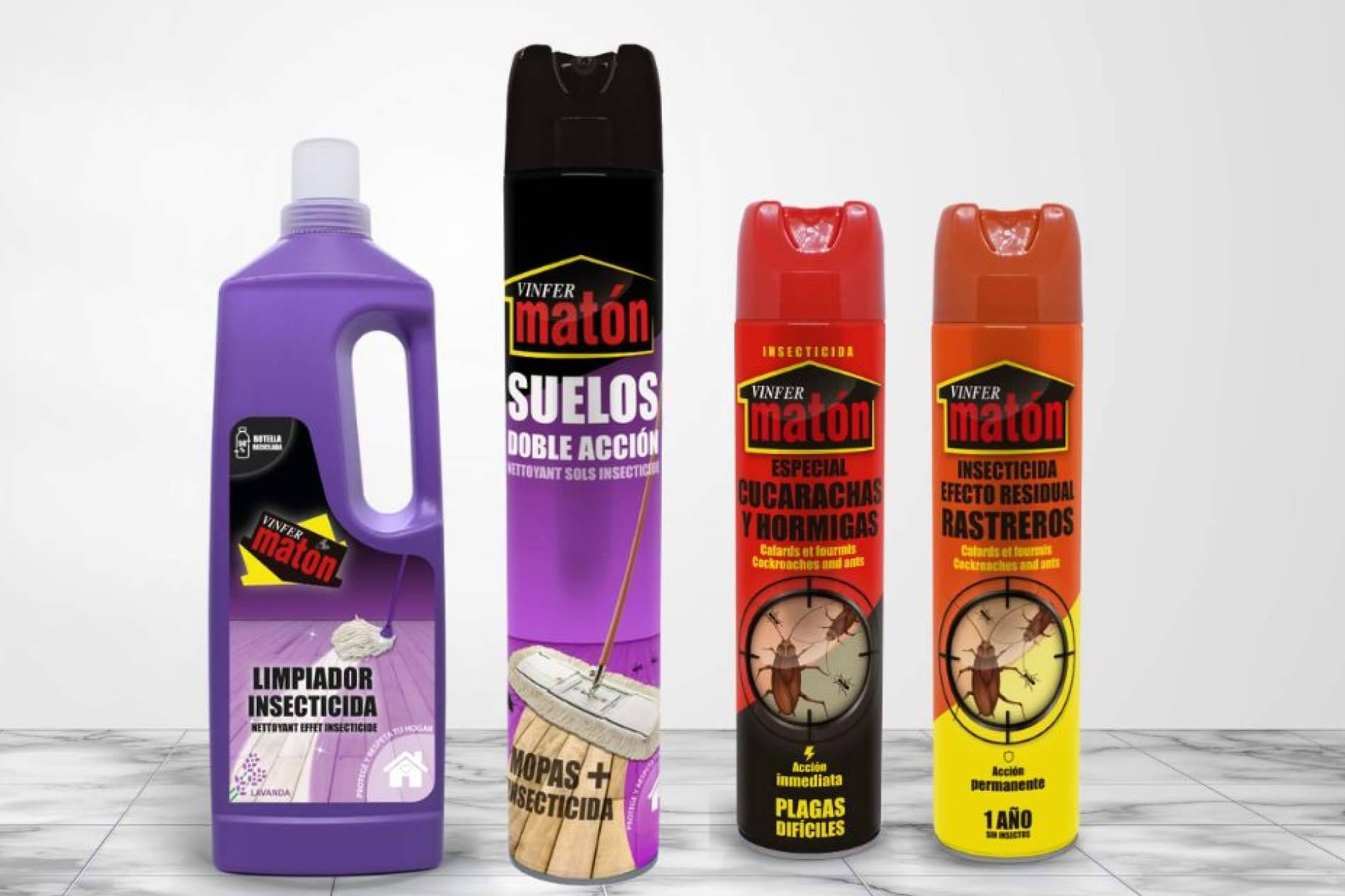 Protección eficaz y duradera contra insectos rastreros con Vinfermatón