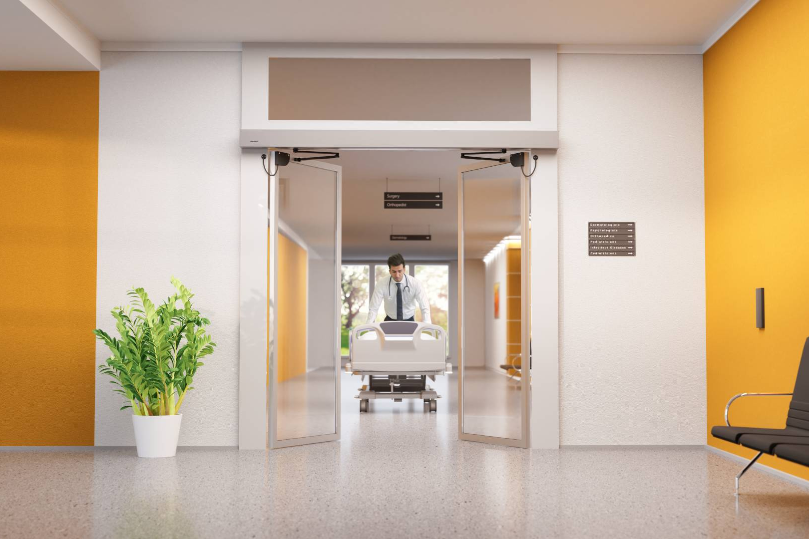 ASSA ABLOY desarrolla soluciones específicas en puertas para hospitales y centros de atención sanitaria