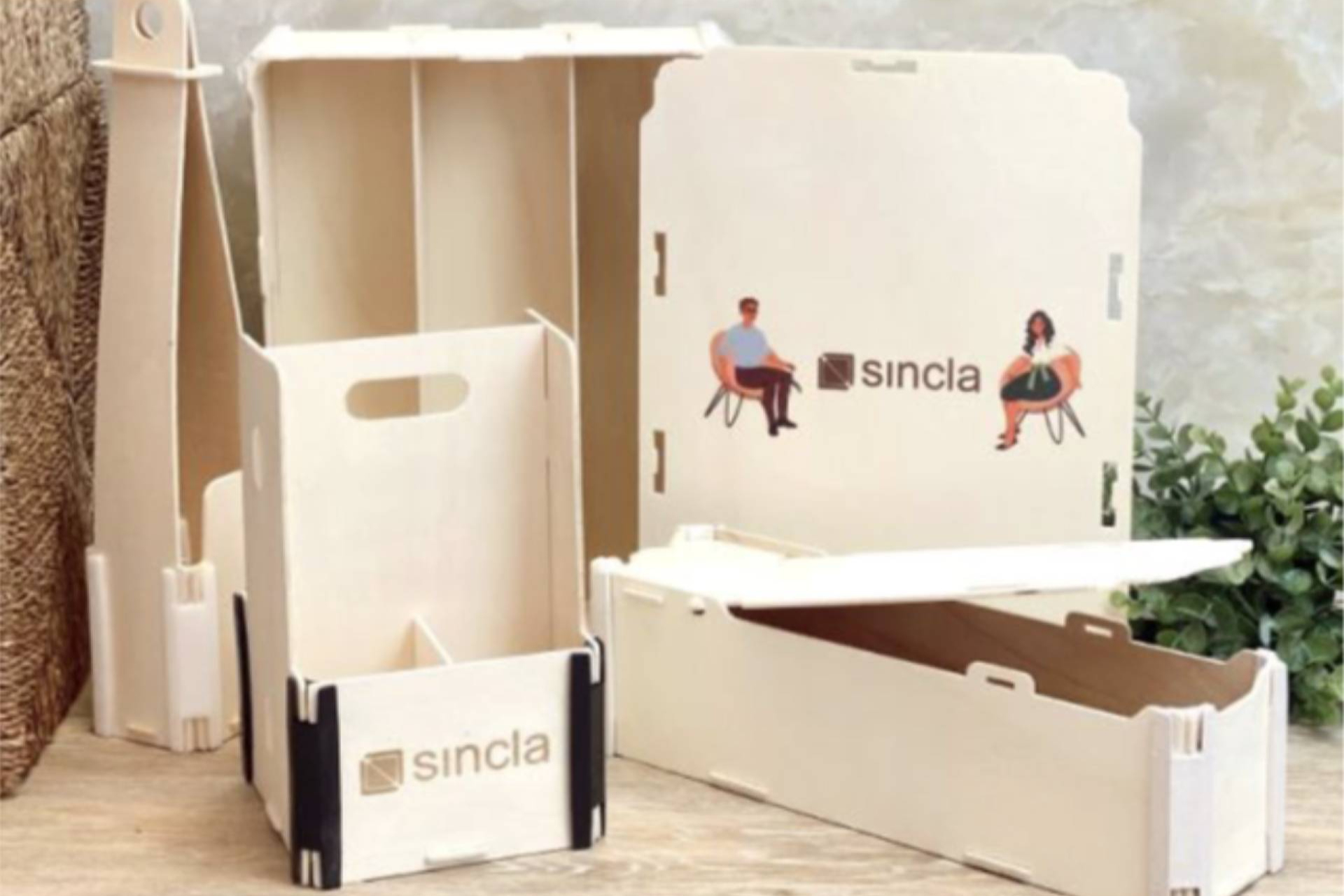 Cajas de madera personalizadas, la opción elegida por Sincla para sus cestas de Navidad