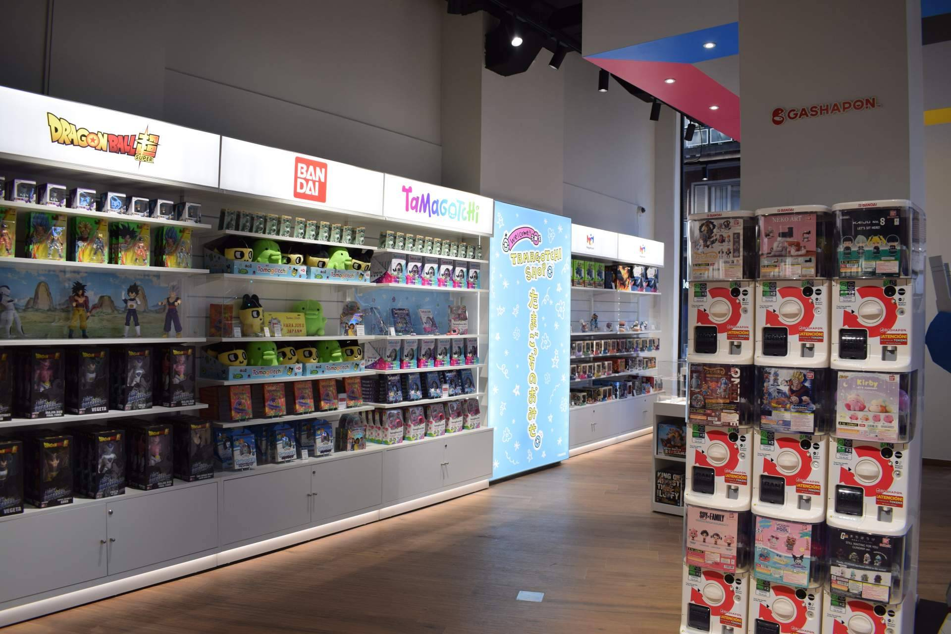 Llega a Barcelona la nueva Bandai Namco Shop, con artículos originales de anime y manga