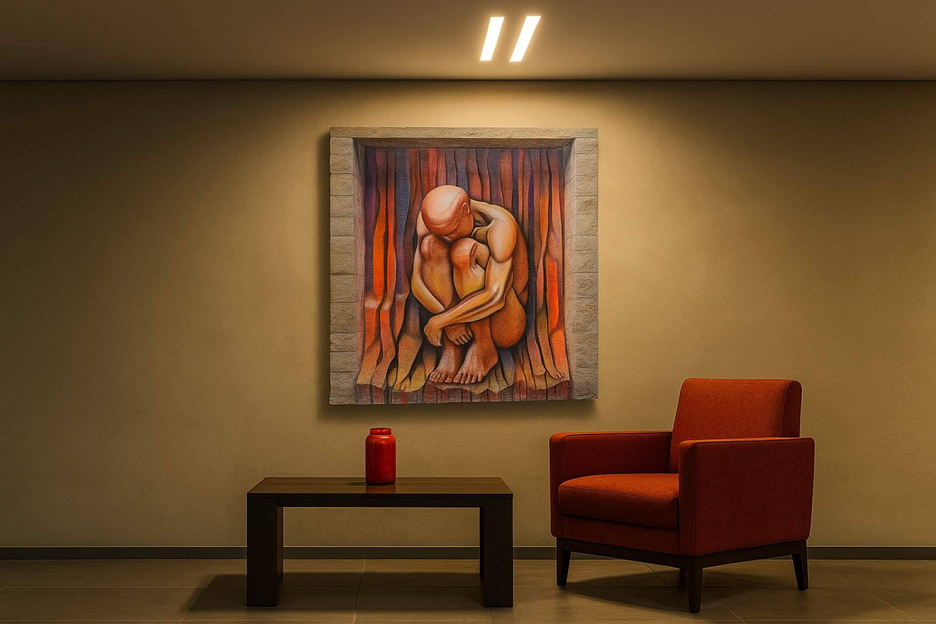 Antonio Gea Pérez lanza 10 cuadros contemporáneos de gran formato, en alto relieve y edición única
