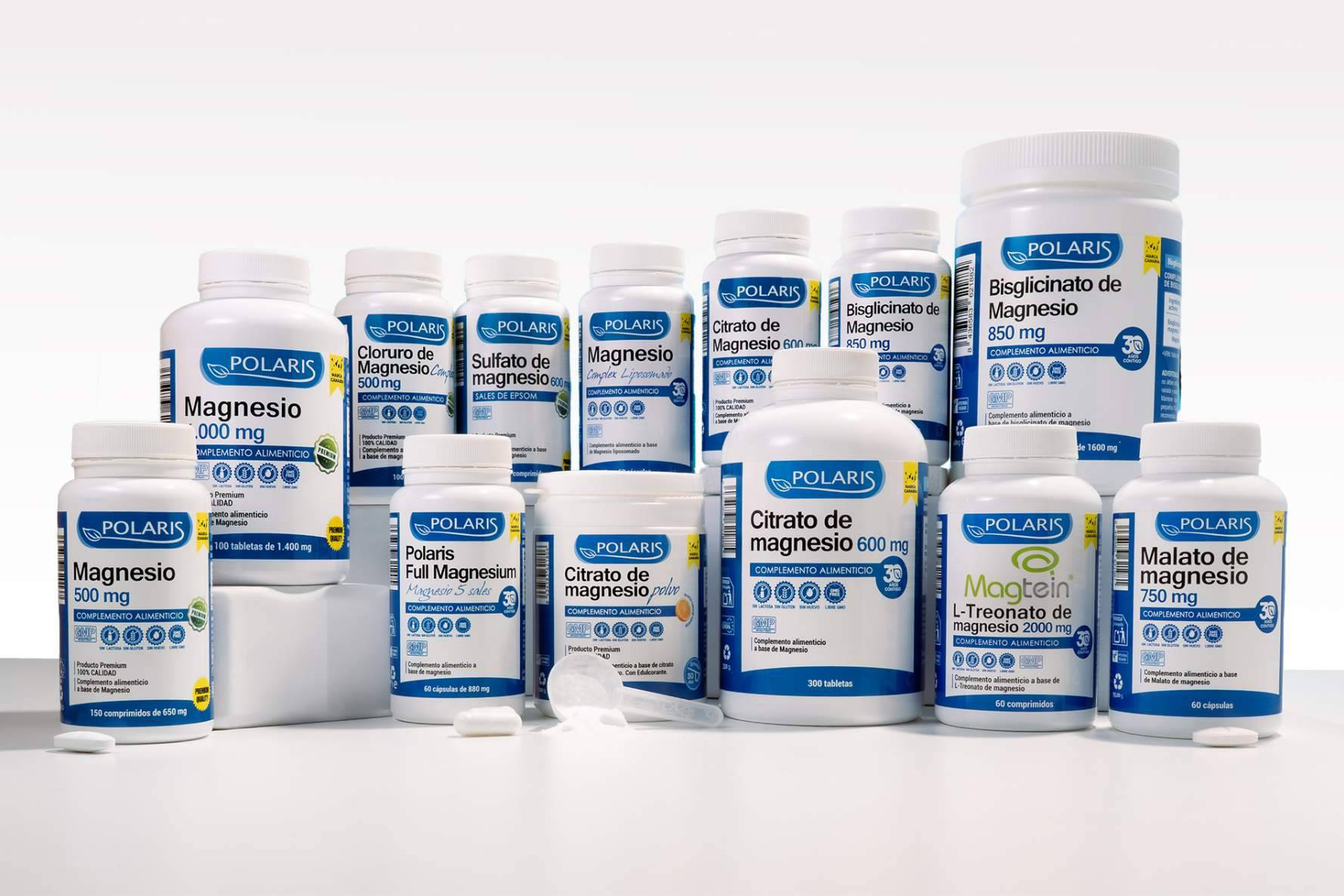 Polaris Formula concentra todos los tipos de magnesiosen una sola línea de productos