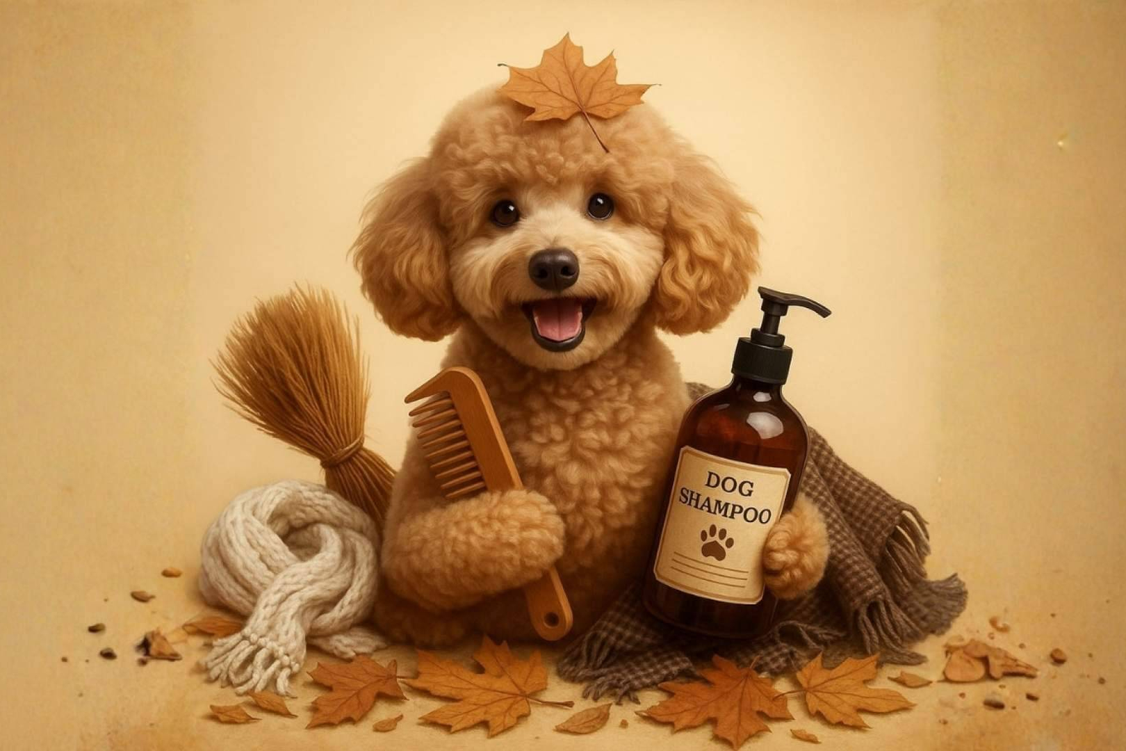 El otoño no es excusa; cómo proteger al caniche del frío con ayuda de una peluquería especializada en Madrid