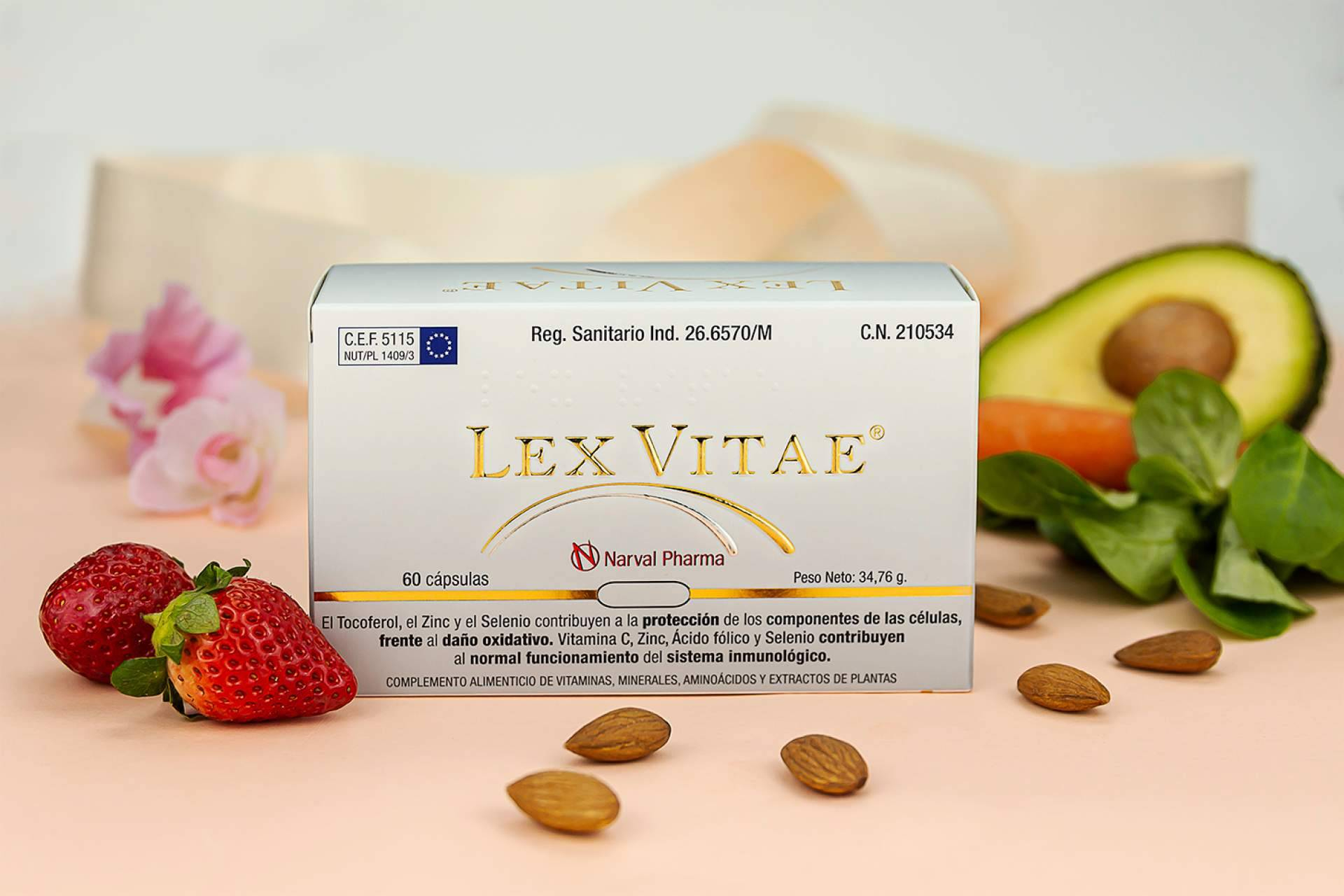 Antioxidante oral para piel y cabello; Lex Vitae de Narval Pharma concentra Q10 y vitaminas
