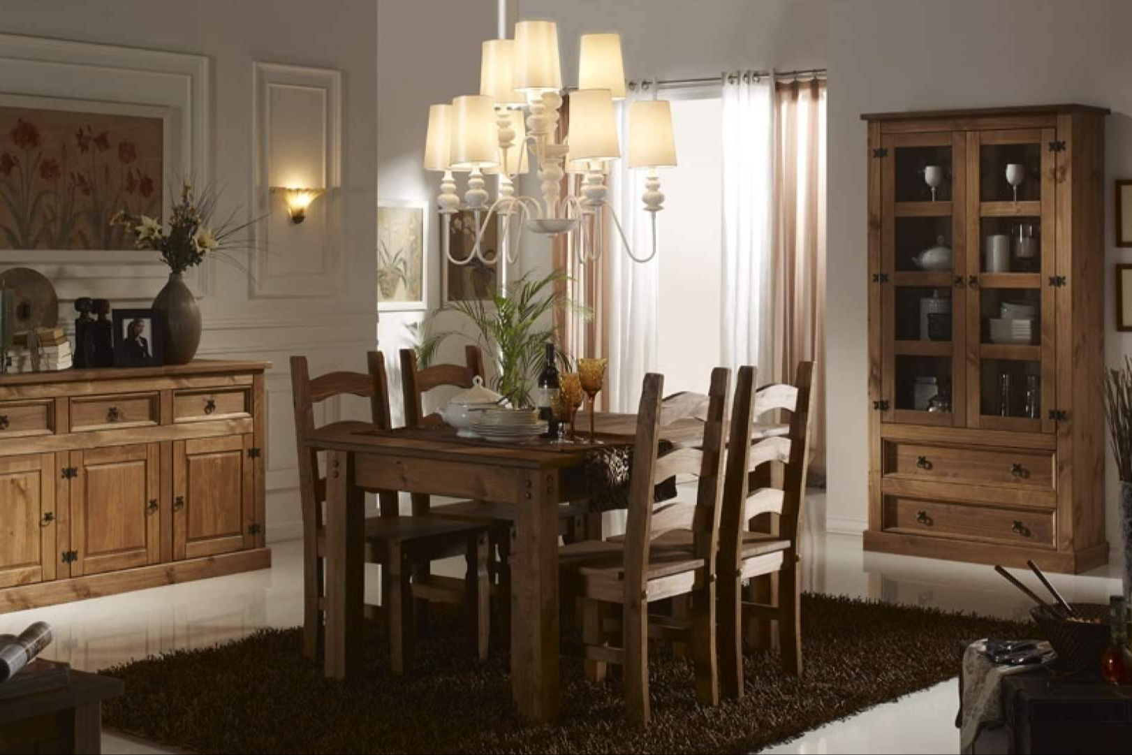 Muebles Baena presenta su selección de muebles rústicos de madera y mesas de comedor de todos los estilos