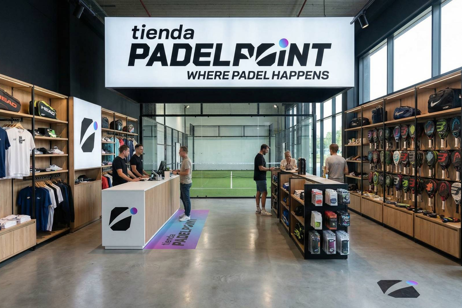 Tienda Padelpoint combina equipamiento y asesoramiento para jugadores de pádel en España