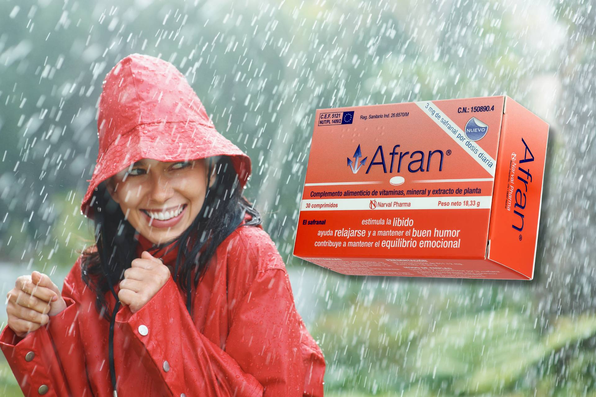 Afran, el remedio para el bajón emocional en los días de frío, viento y lluvia
