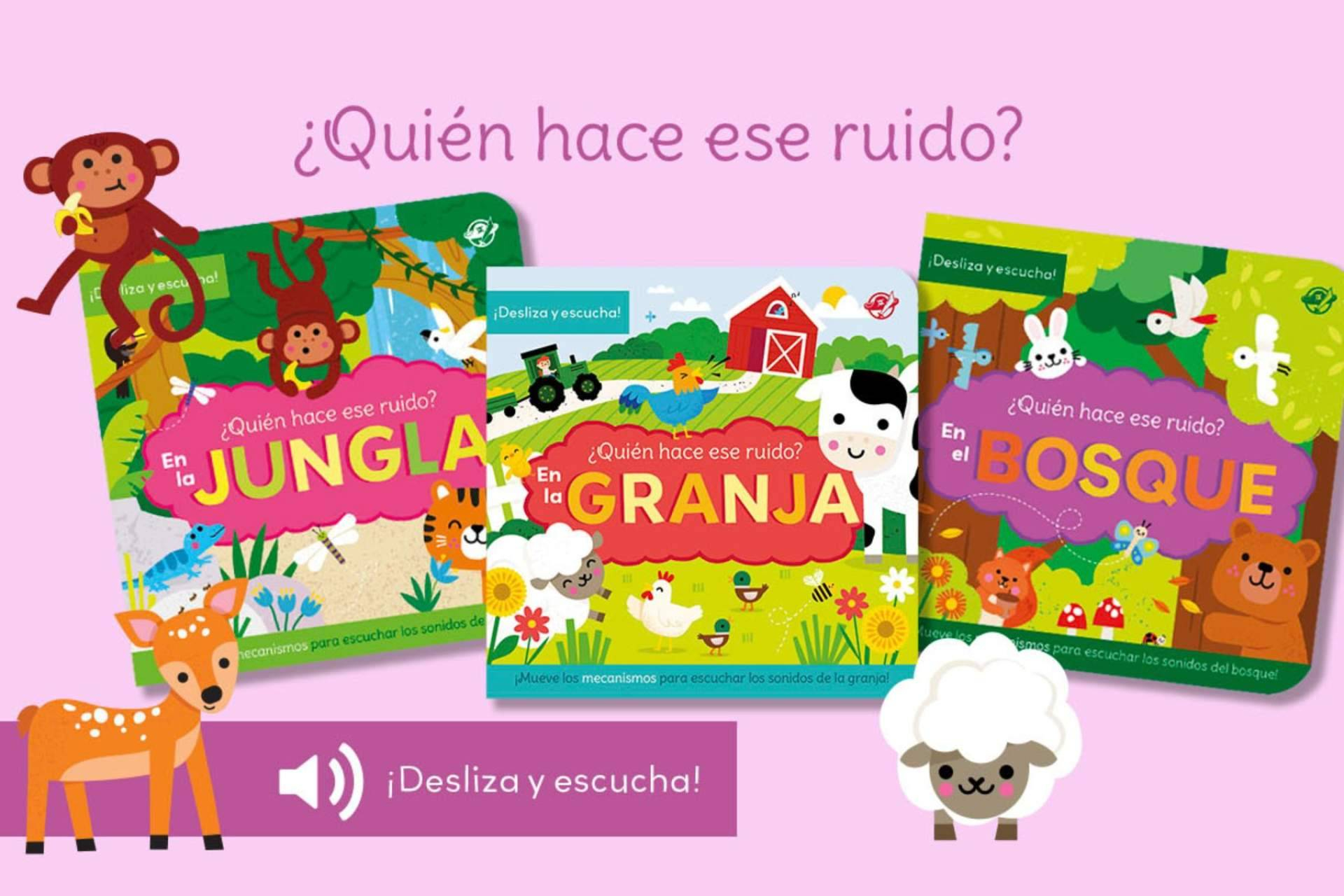 Cuando los libros hacen ruido; una colección sensorial para bebés