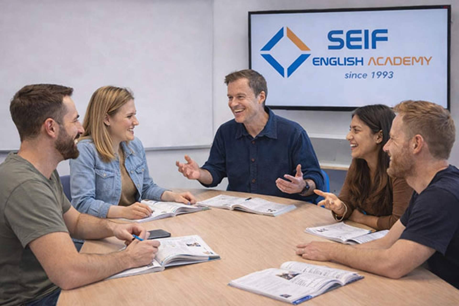 Cursos presenciales en Gran Vía; la apuesta de Seif English Academy entre las academias de inglés en Madrid