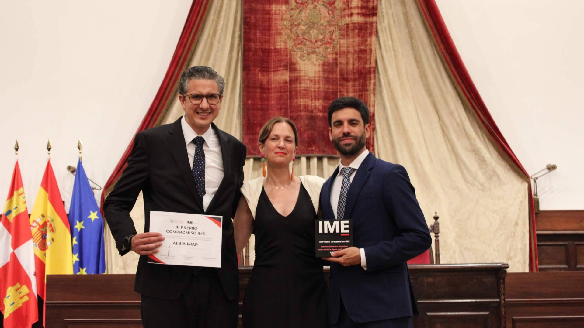 El Premio Compromiso del IME reconoce la labor de Albia IMAP
