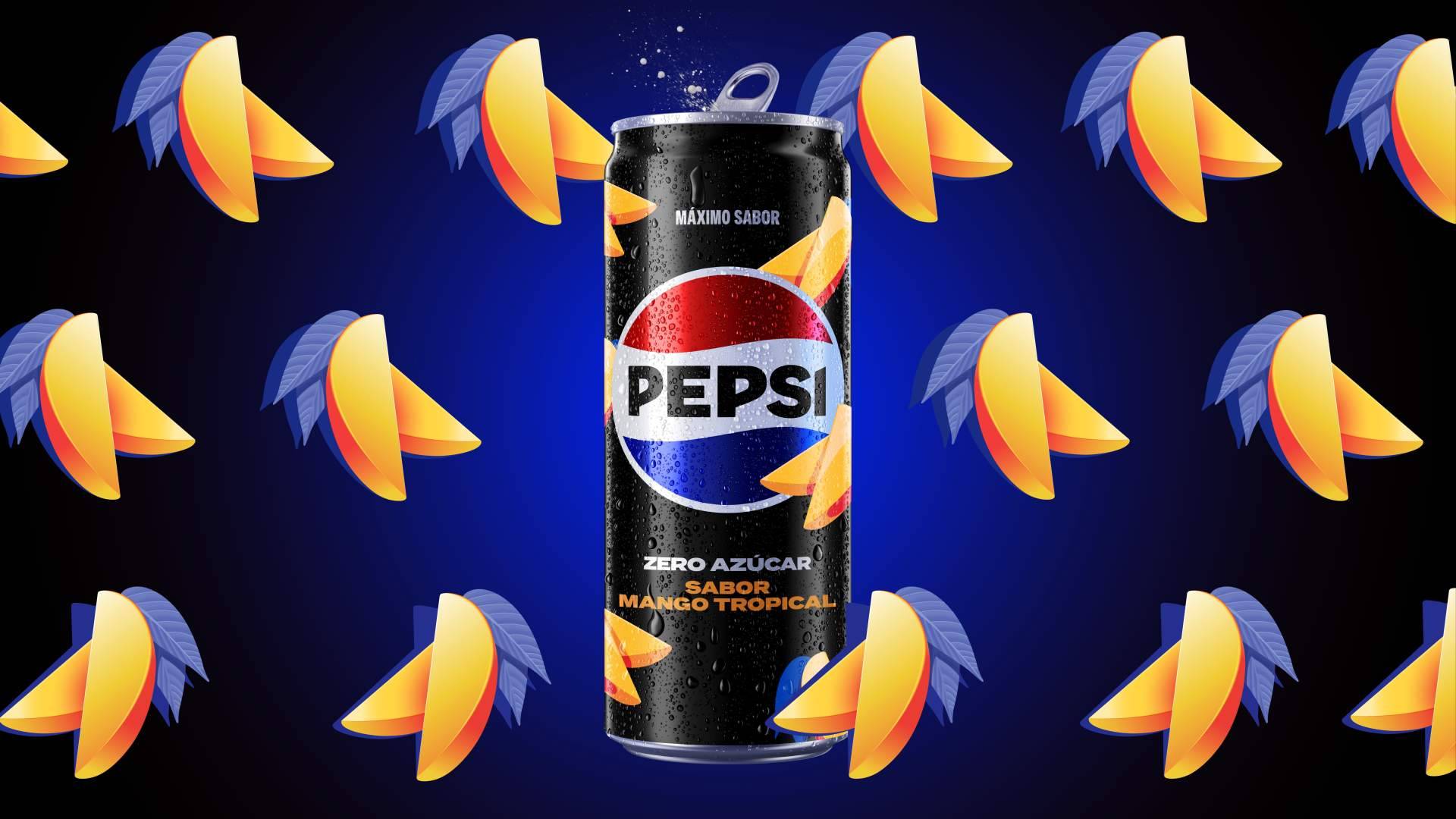 Pepsi lanza en España Pepsi Zero Mango, su nuevo sabor más refrescante y tropical