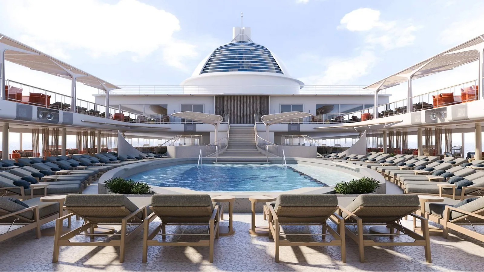 Regent Seven Seas Cruises® eleva el lujo activo con la nueva cubierta Solara Sports a bordo del Seven Seas Prestige™